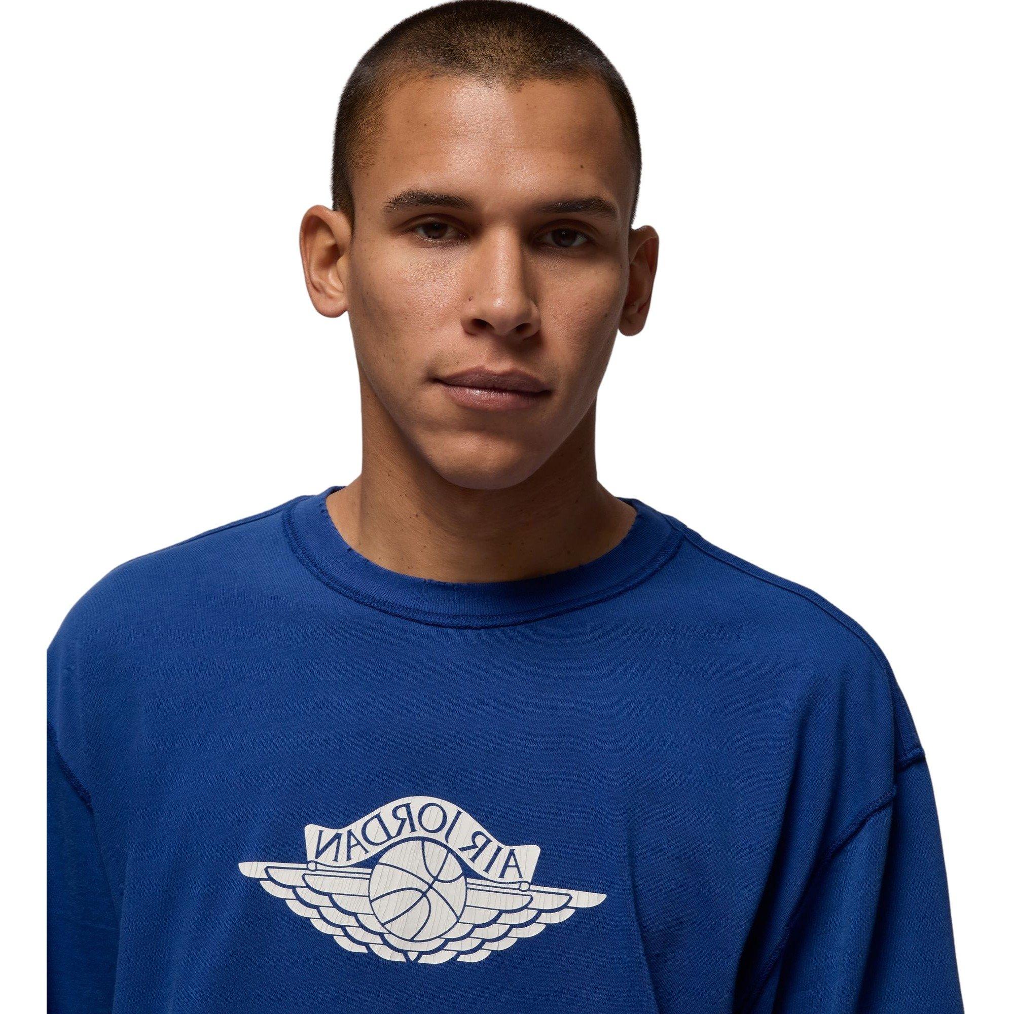 Jordan Men's Rare Air Tee - Blue - ROYAL Thumbnail View 3
