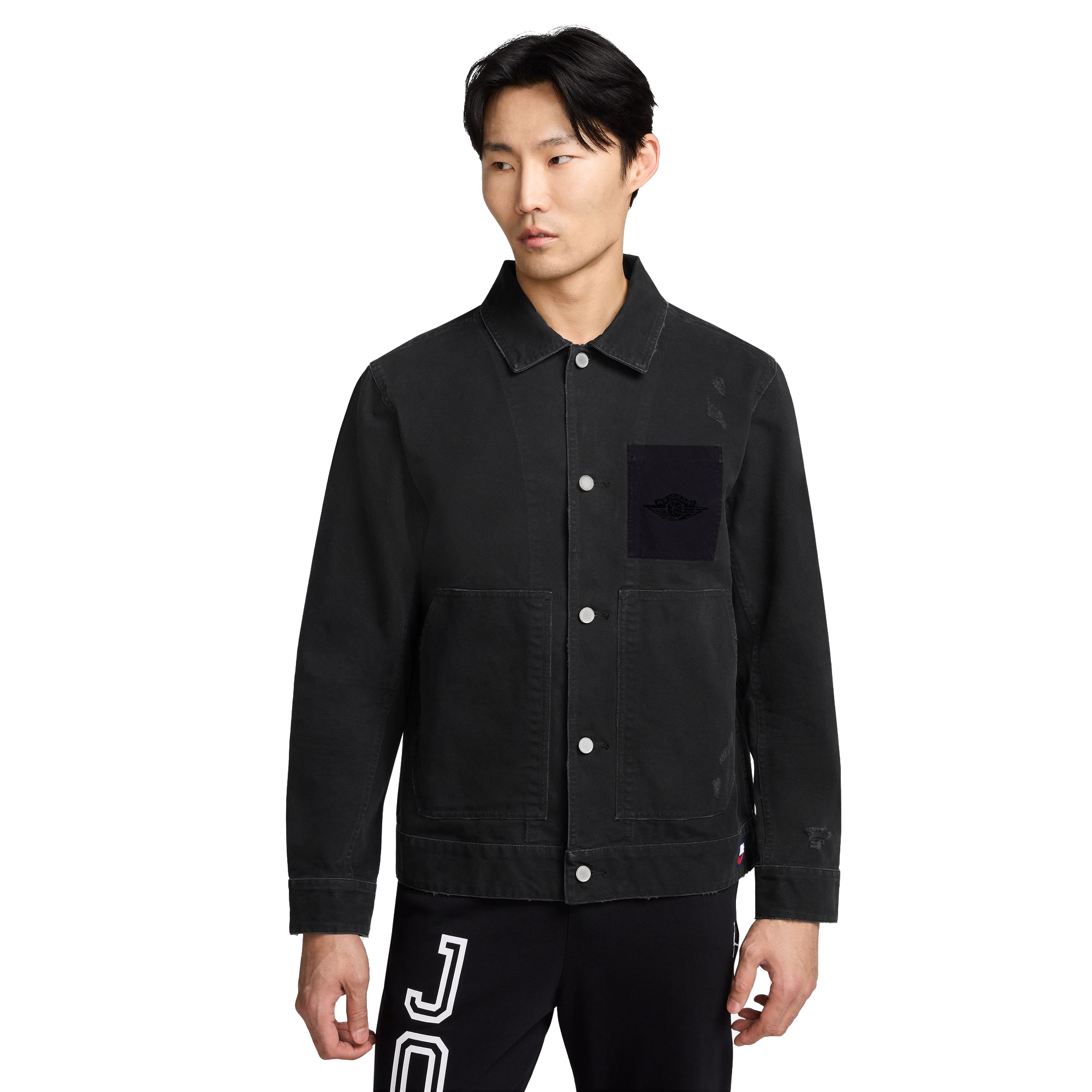 Jordan Men's Rare Air Chicago Jacket - BLACK Thumbnail View 1