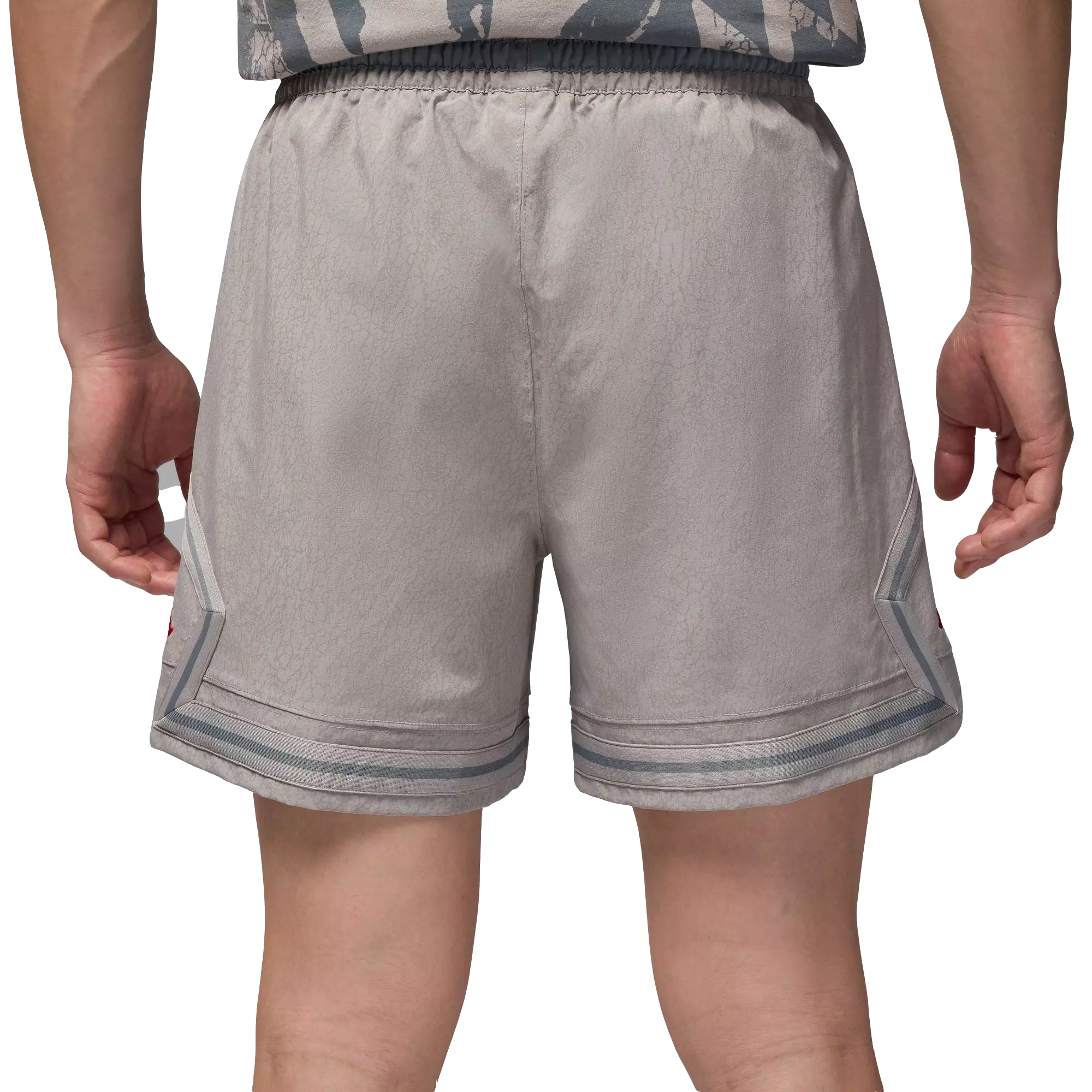 Jordan Men's Woven Diamond Shorts - GREY