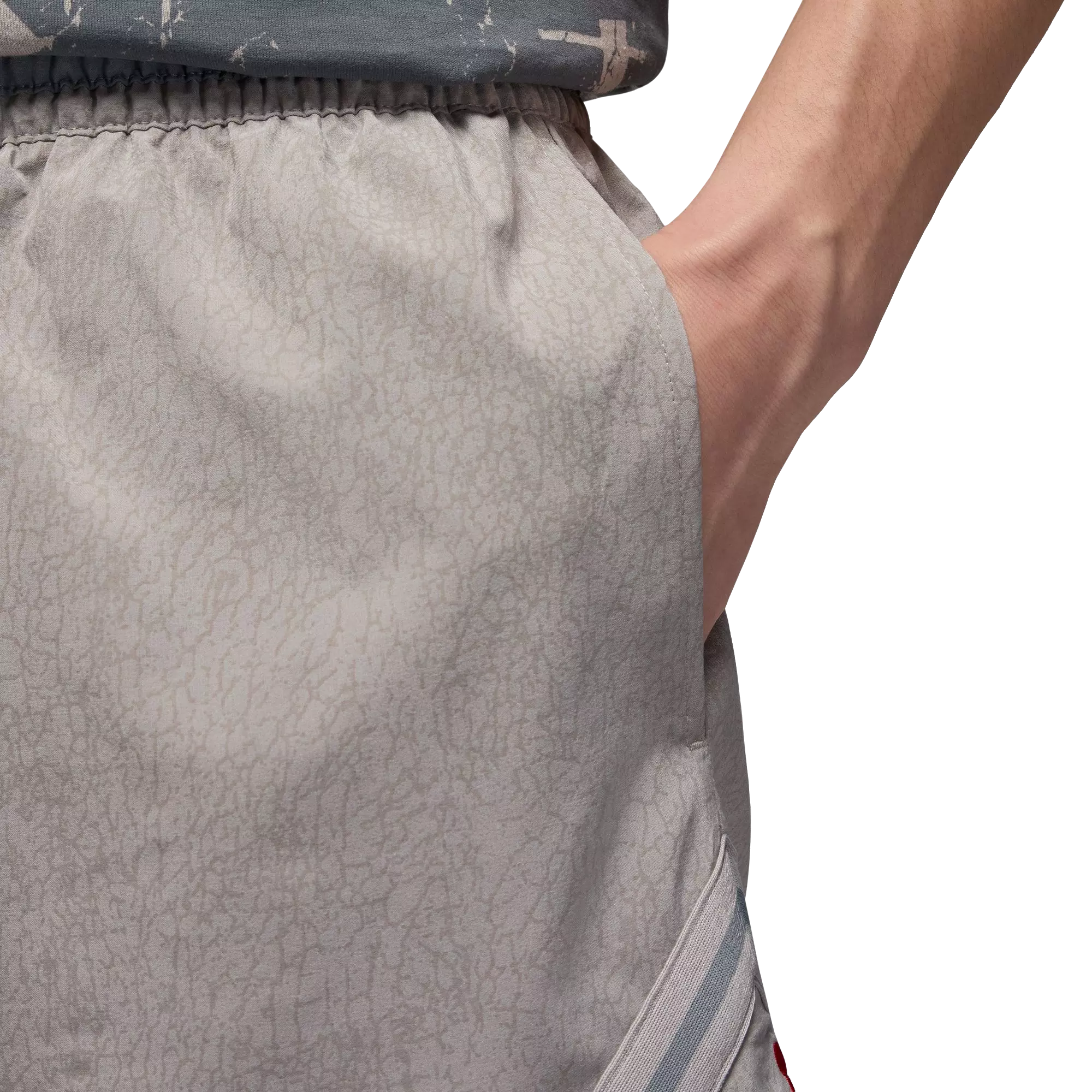 Jordan Men's Woven Diamond Shorts - GREY