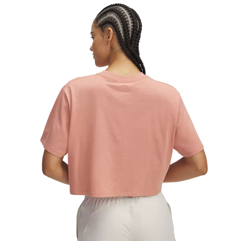 Under Armour Women's Rival Core Tee - PINK
