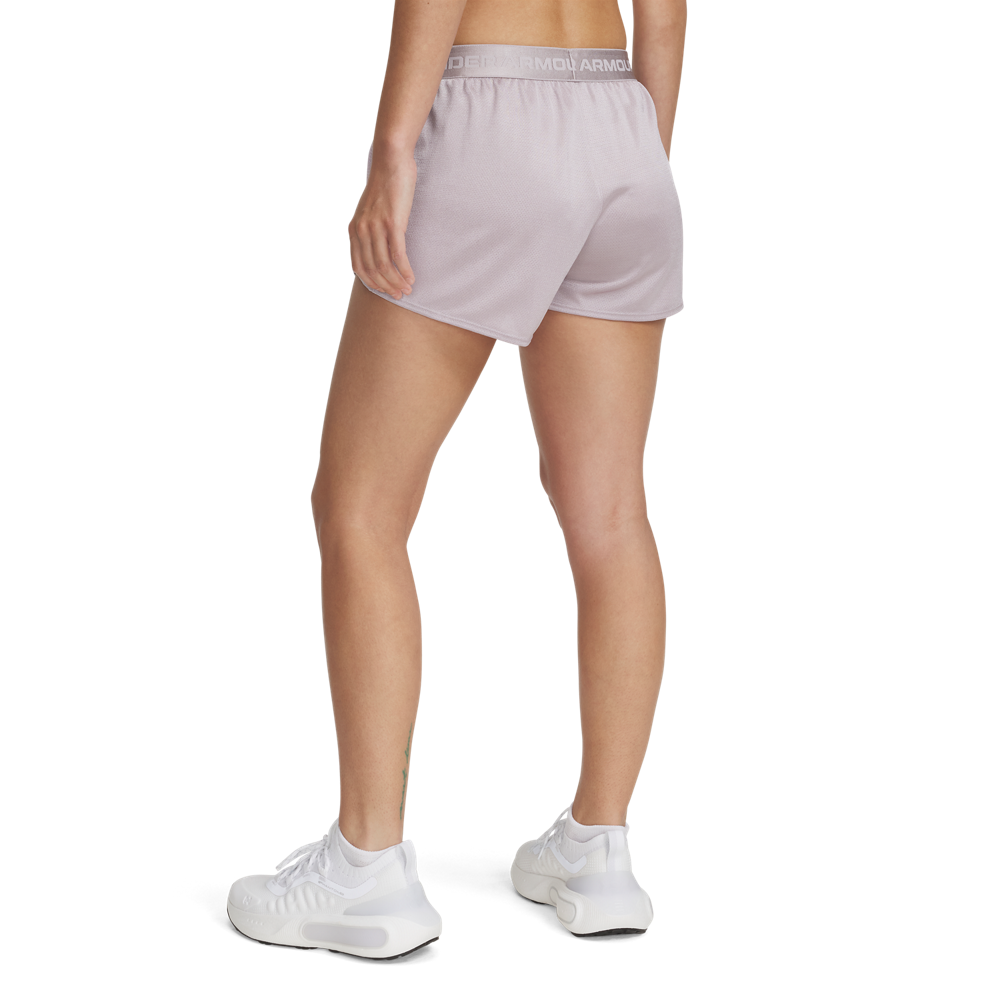 Under Armour Women's Tech Play Up Shine Shorts - GREY Thumbnail View 2