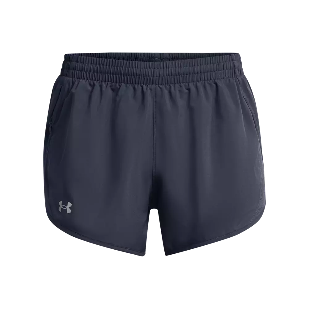 Under Armour Women's Fly-By 3" Shorts - Grey - GREY