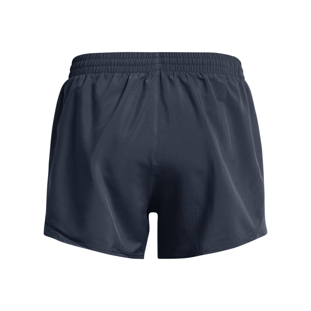 Under Armour Women's Fly-By 3" Shorts - GREY Thumbnail View 6