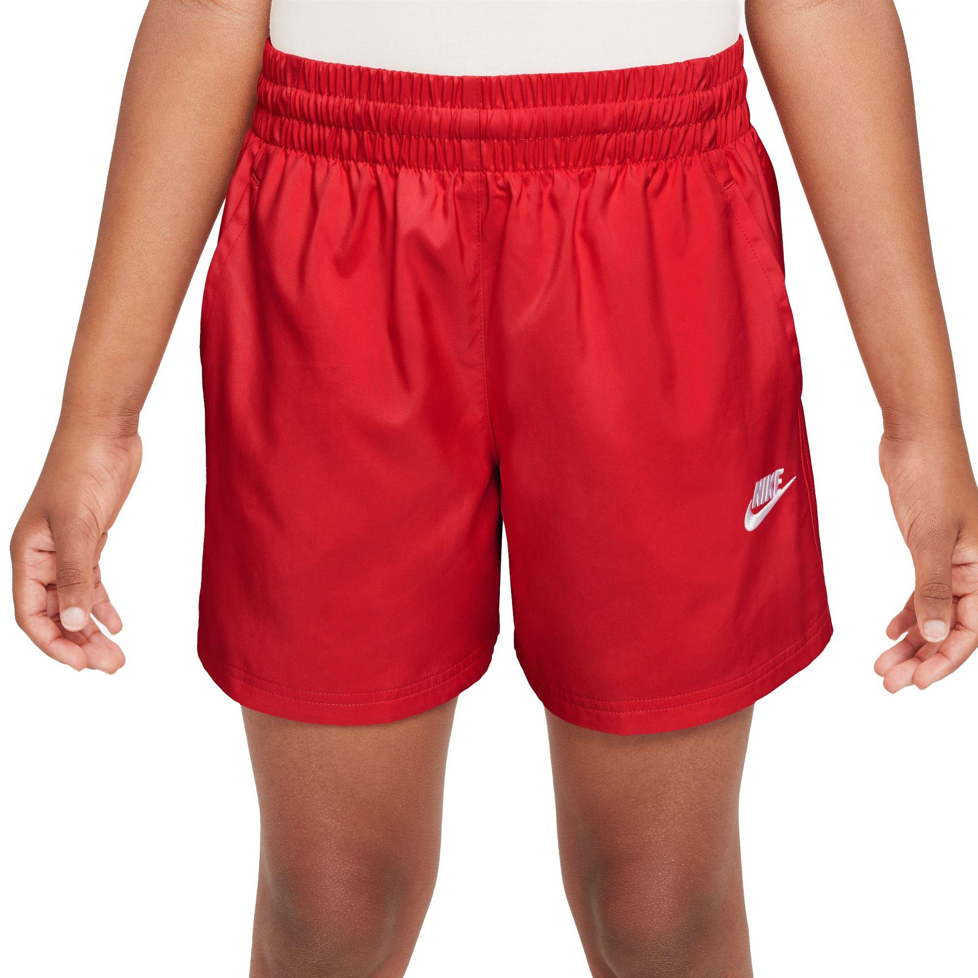 Nike Big Boys' Sportswear Club Woven 4.5" Shorts - RED