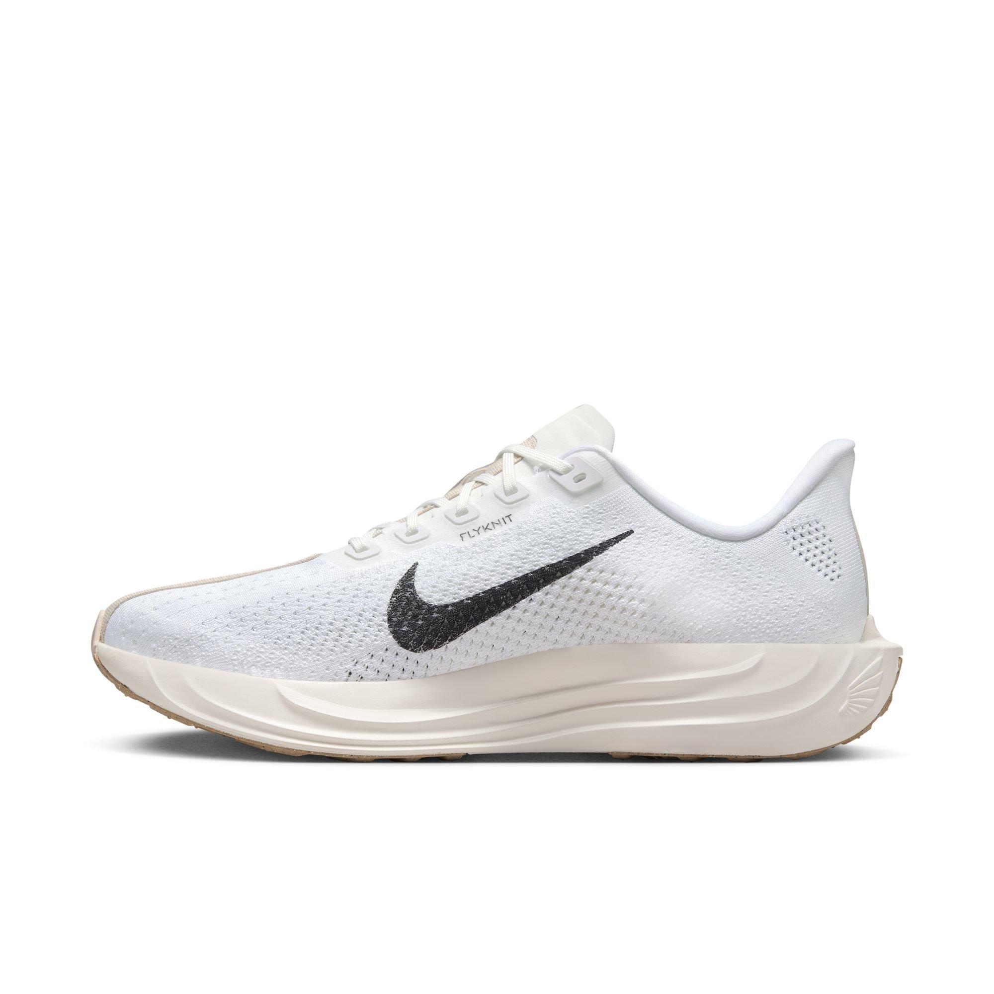 Nike Pegasus Plus "White/Anthracite/Sail/Lt Orewood Brown" Men's Road Running Shoe - WHITE/TAN Thumbnail View 4