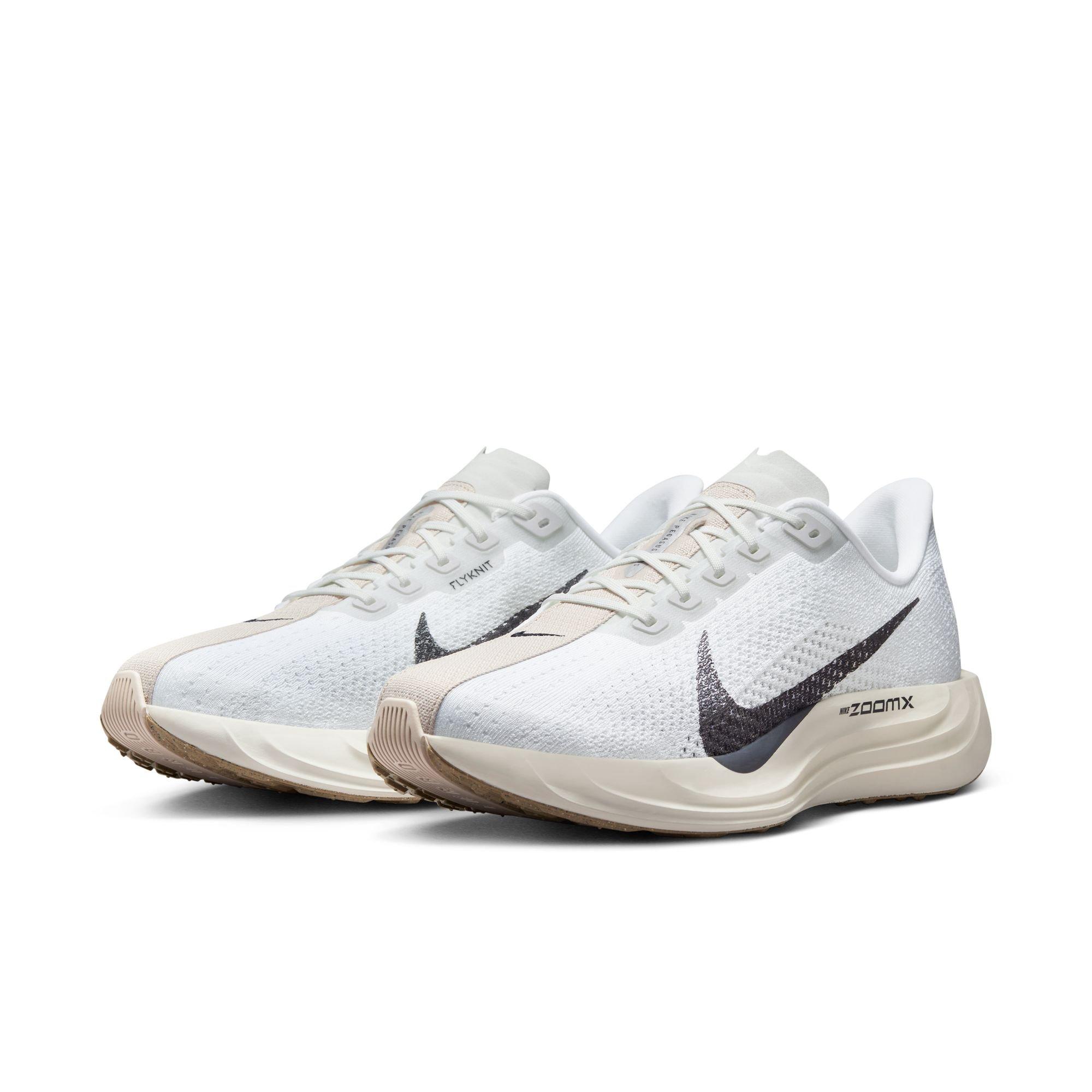 Nike Pegasus Plus "White/Anthracite/Sail/Lt Orewood Brown" Men's Road Running Shoe - WHITE/TAN Thumbnail View 5