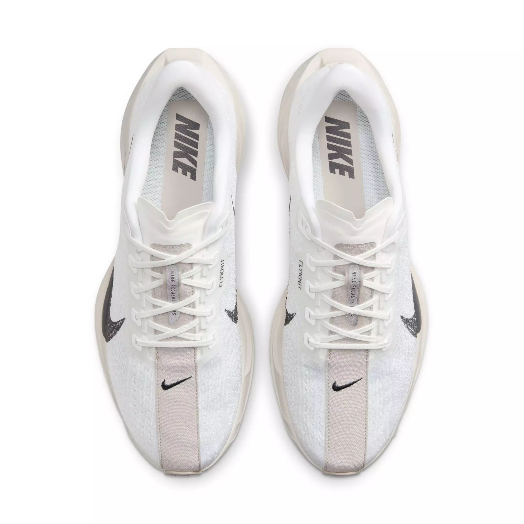 Nike Pegasus Plus "White/Anthracite/Sail/Lt Orewood Brown" Men's Road Running Shoe - WHITE/TAN