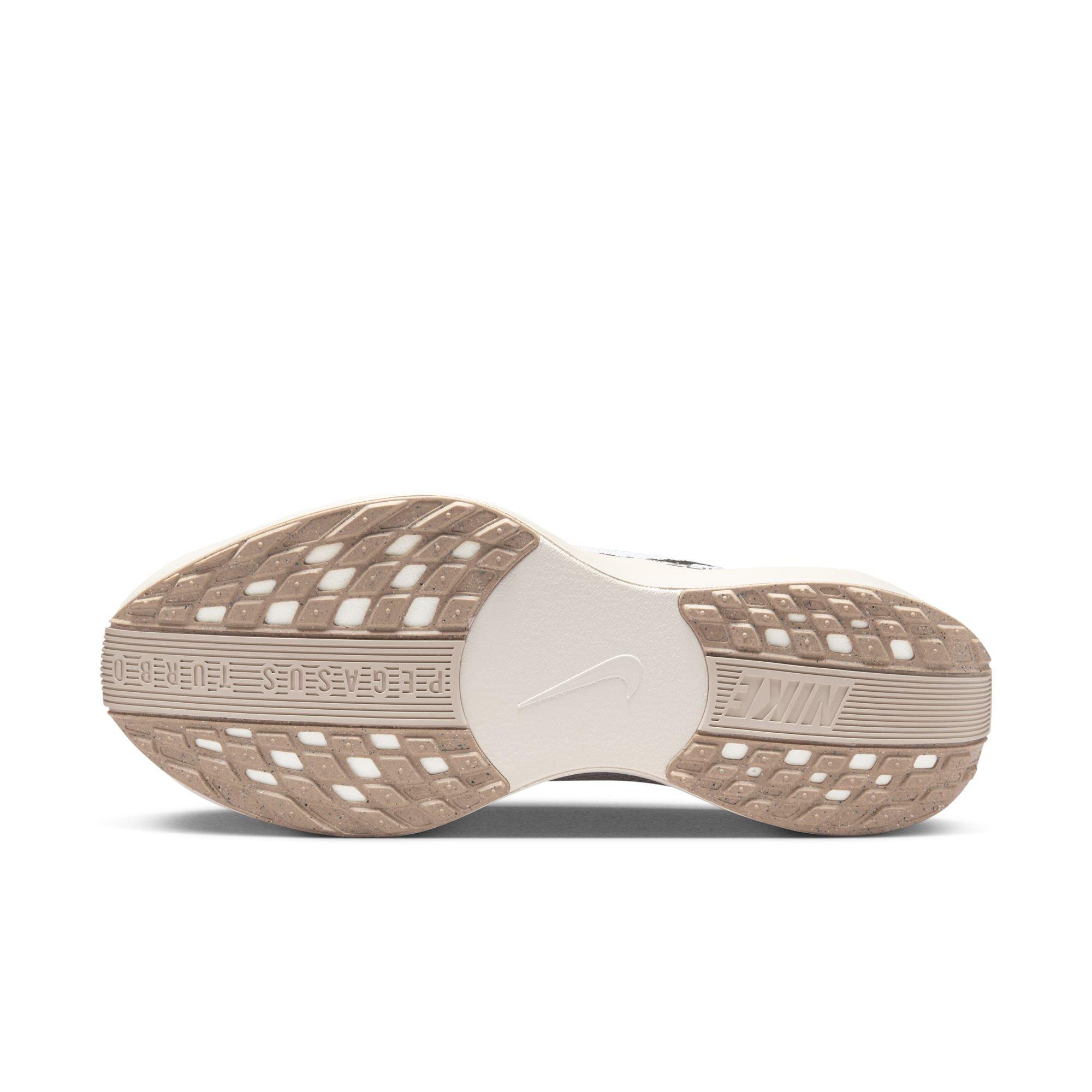 Nike Pegasus Plus "White/Anthracite/Sail/Lt Orewood Brown" Men's Road Running Shoe - WHITE/TAN Thumbnail View 8