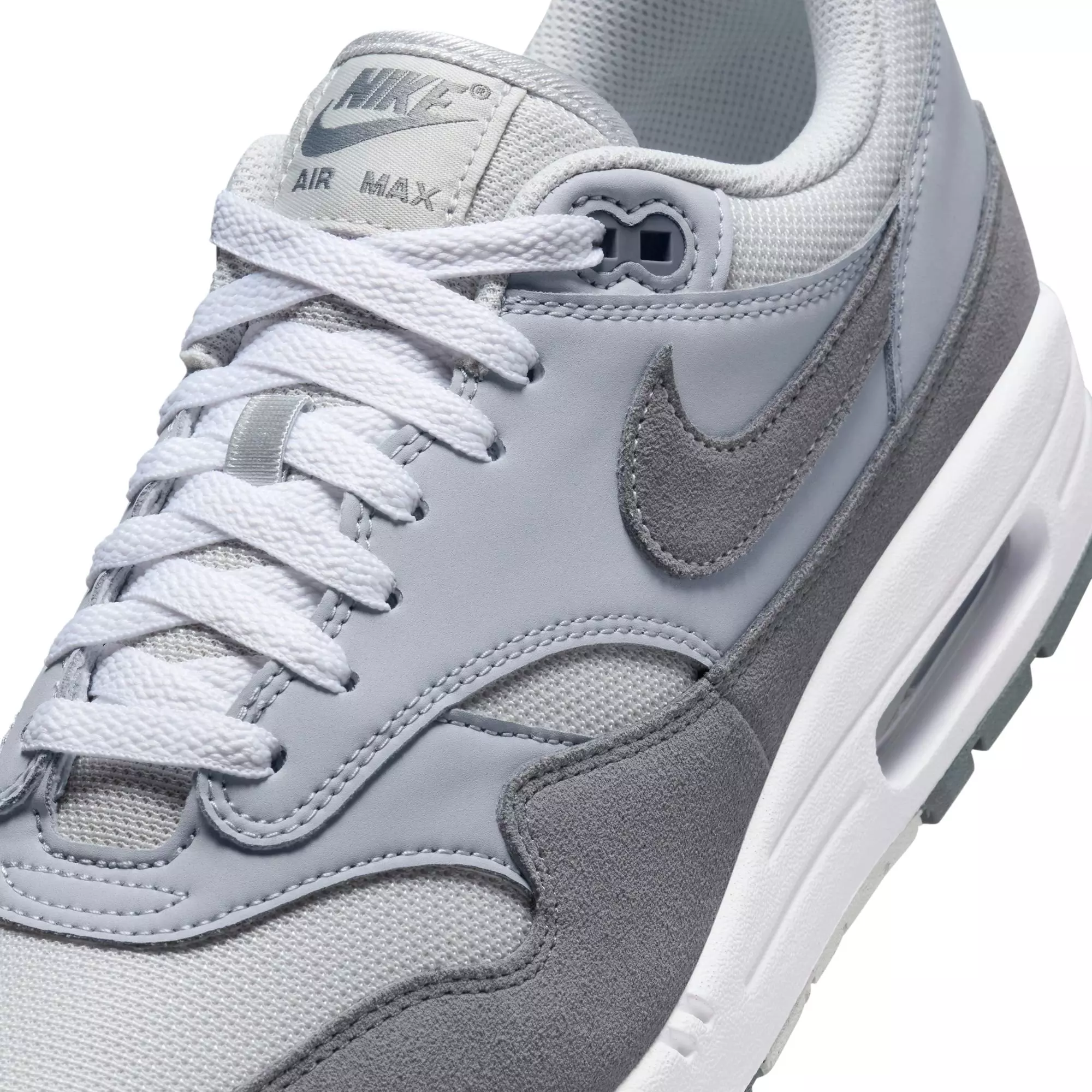 Nike Air Max 1 "Photon Dust/Smoke Grey/Wolf Grey/White" Men's Shoe - GREY/WHITE