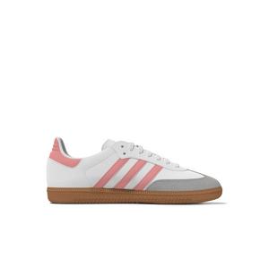 adidas Originals Samba OG "Ftwr White/Semi Pink Spark/Gum" Preschool Girls' Shoe