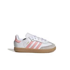 adidas Originals Samba OG "White/Lucid Pink/Gum" Toddler Girls' Shoe