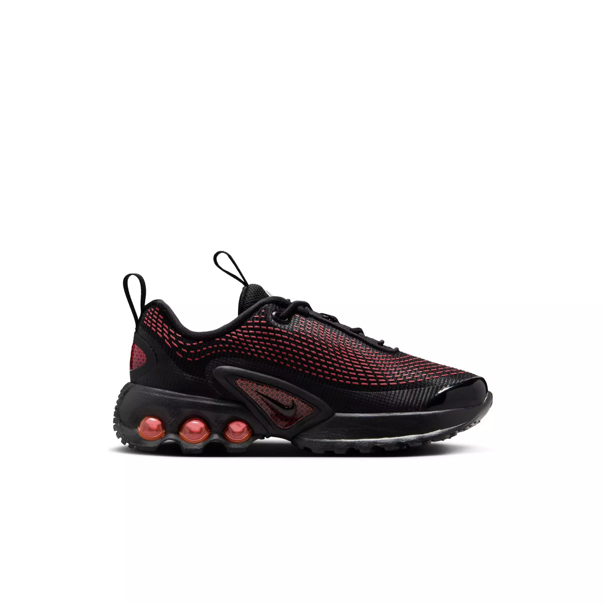 Nike Air Max Dn "Black/Bright Crimson" Preschool Boys' Shoe - BLACK/CRIMSON