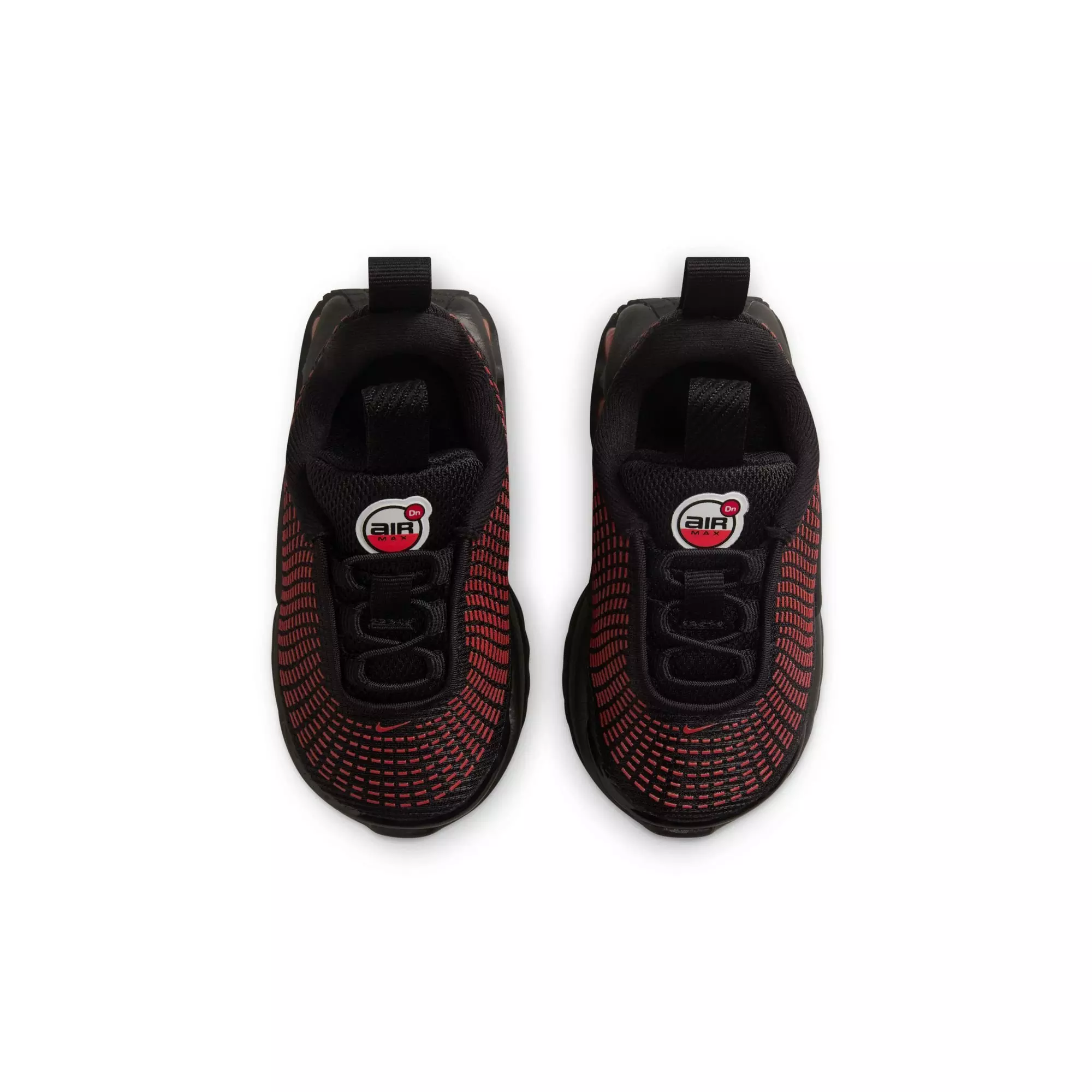 Nike Air Max Dn "Black/Bright Crimson" Toddler Boys' Shoe - BLACK/CRIMSON