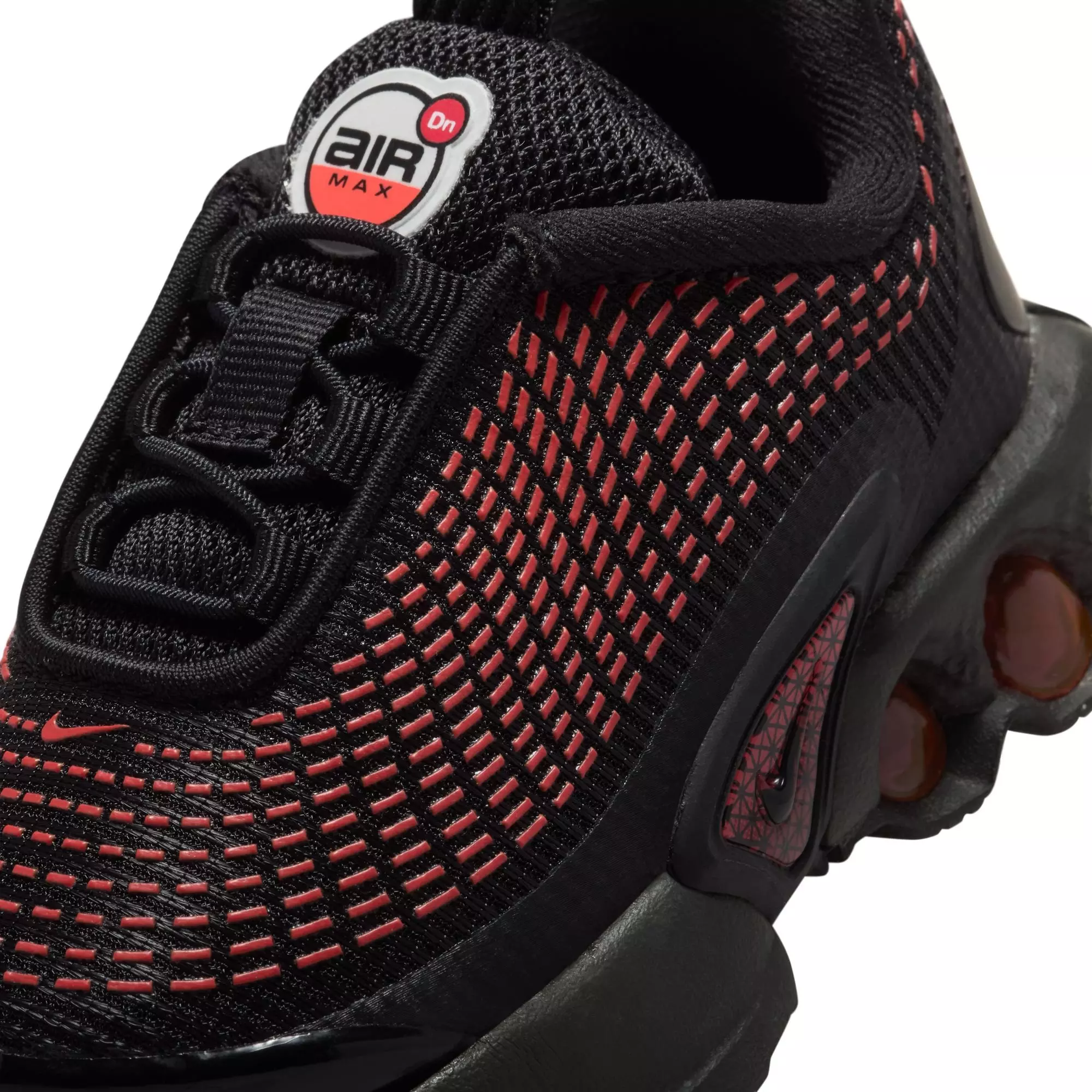 Nike Air Max Dn "Black/Bright Crimson" Toddler Boys' Shoe - BLACK/CRIMSON