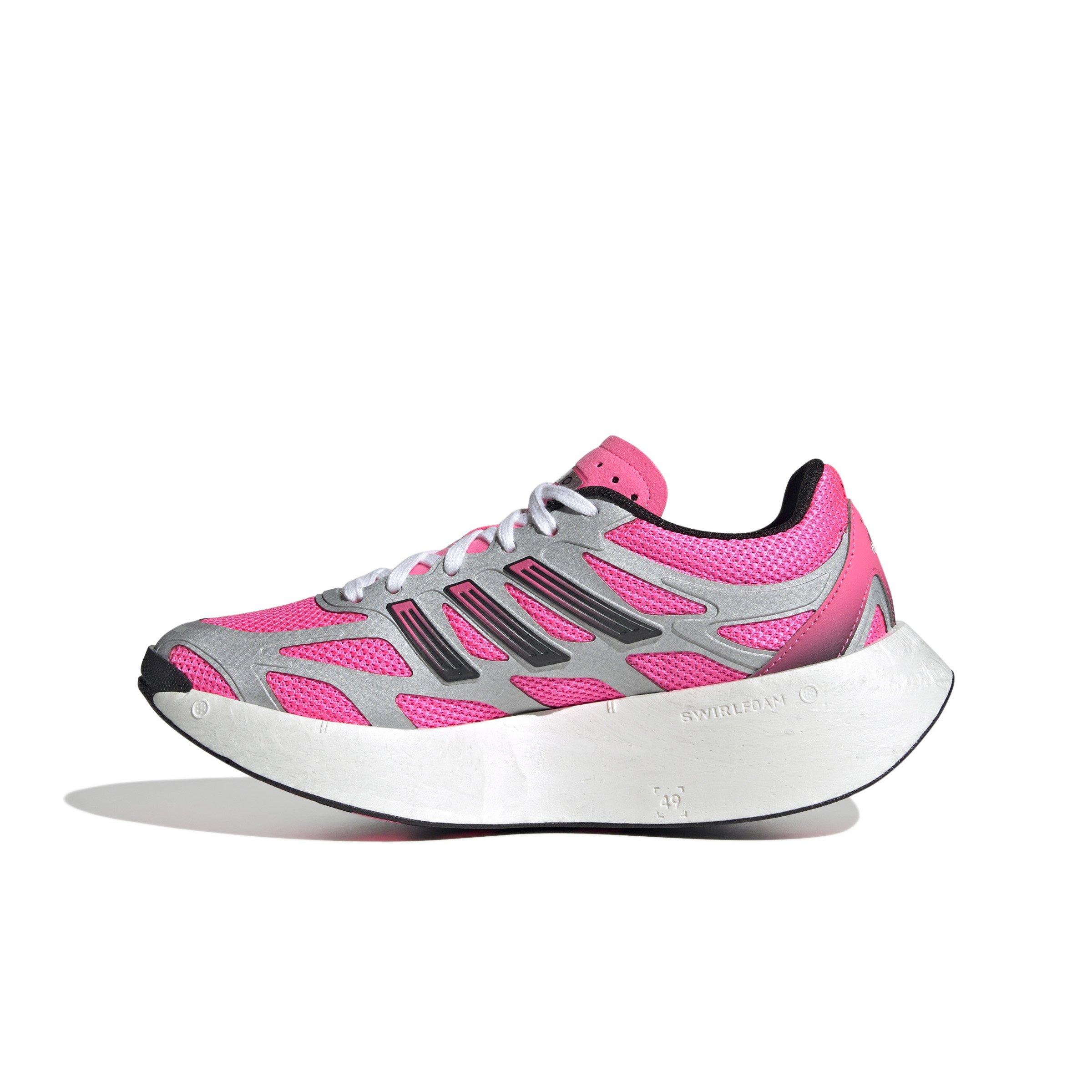 adidas Adizero Aruku "Lucid Pink/Silver Metallic/Core Black" Women's Running Shoe - PINK/WHITE Thumbnail View 2