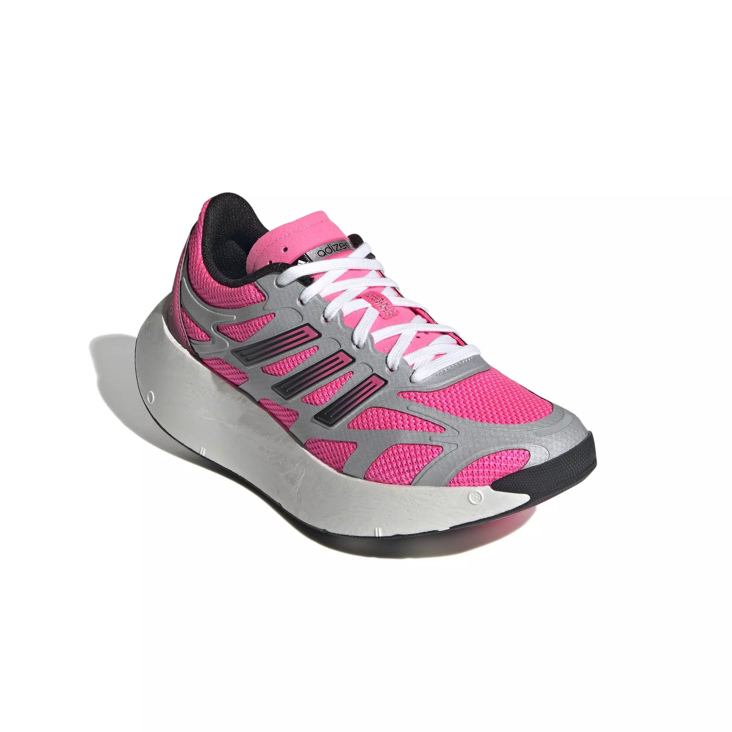 adidas Adizero Aruku "Lucid Pink/Silver Metallic/Core Black" Women's Running Shoe - PINK/WHITE