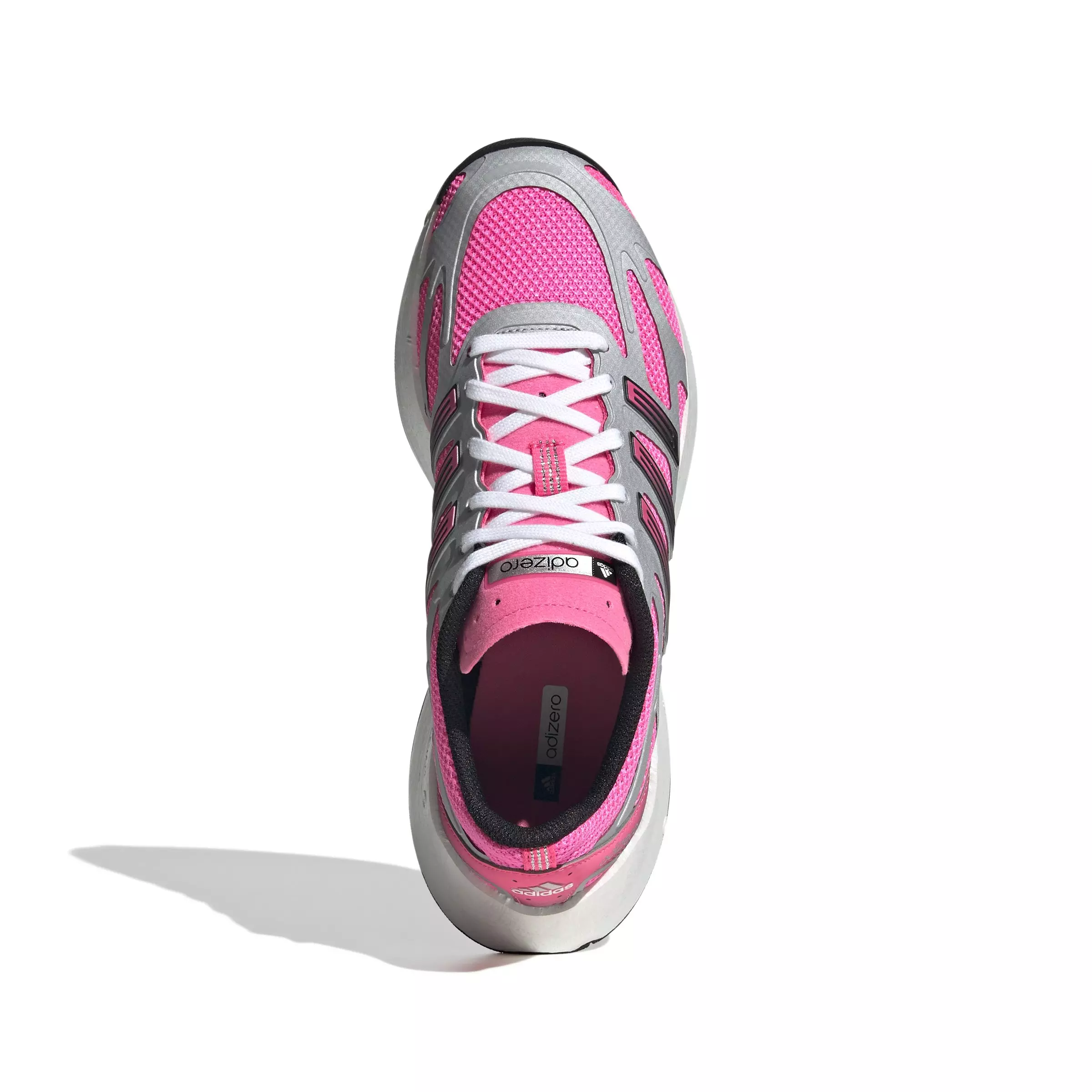 adidas Adizero Aruku "Lucid Pink/Silver Metallic/Core Black" Women's Running Shoe - PINK/WHITE