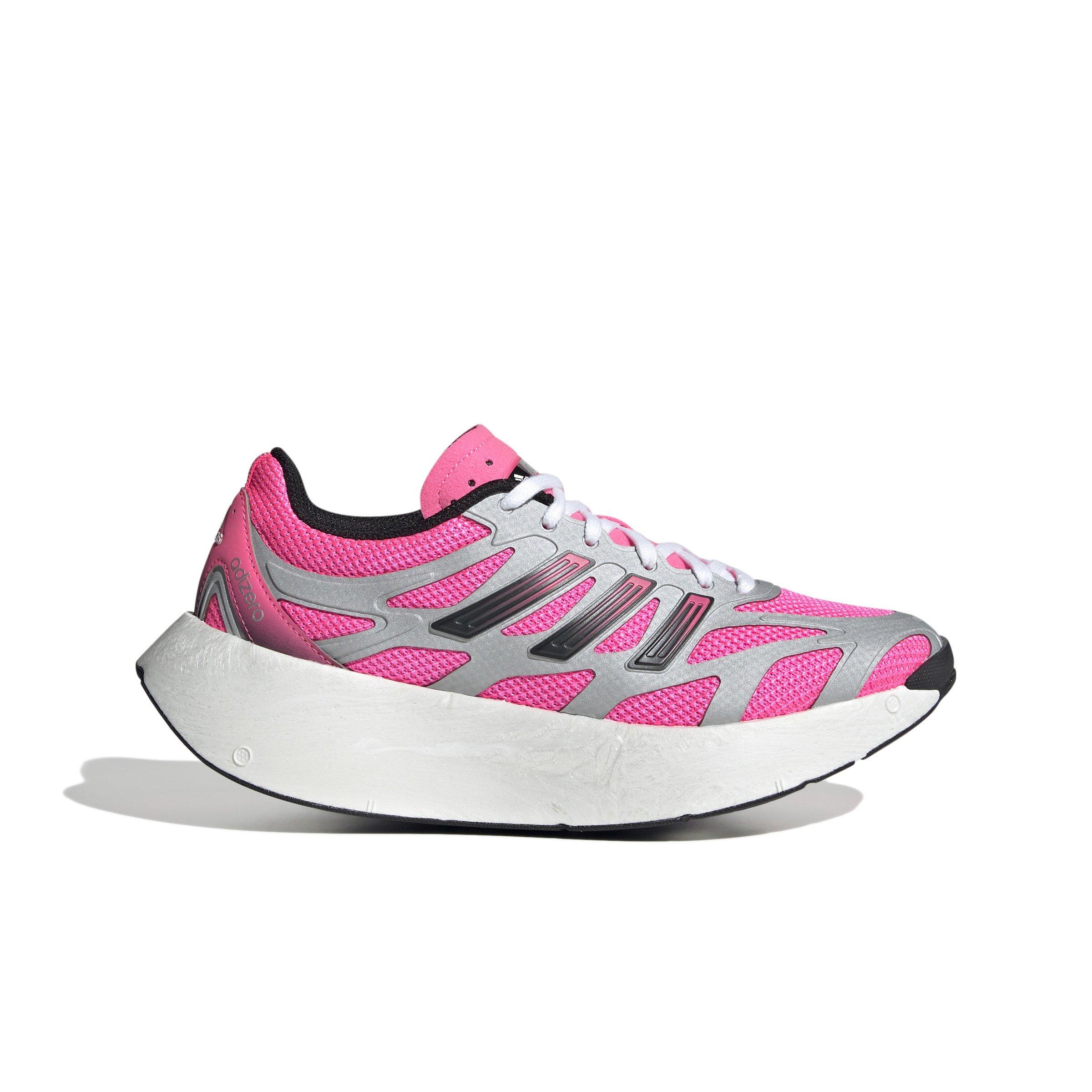 adidas Adizero Aruku "Lucid Pink/Silver Metallic/Core Black" Women's Running Shoe - PINK/WHITE Thumbnail View 1