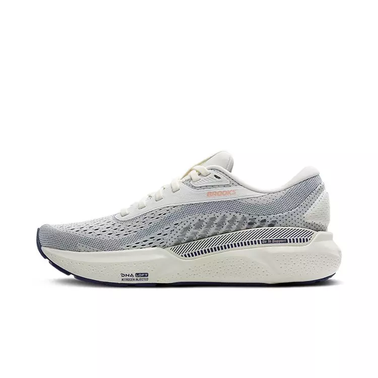 Brooks Adrenaline 24 GTS "Grey/Peach" Women's Running Shoe - GREY/PEACH