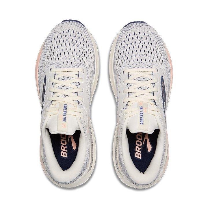 Brooks Adrenaline 24 GTS "Grey/Peach" Women's Running Shoe - GREY/PEACH Thumbnail View 5