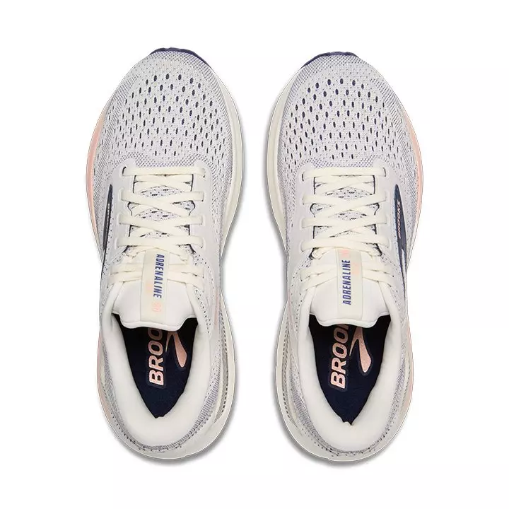 Brooks Adrenaline 24 GTS "Grey/Peach" Women's Running Shoe - GREY/PEACH