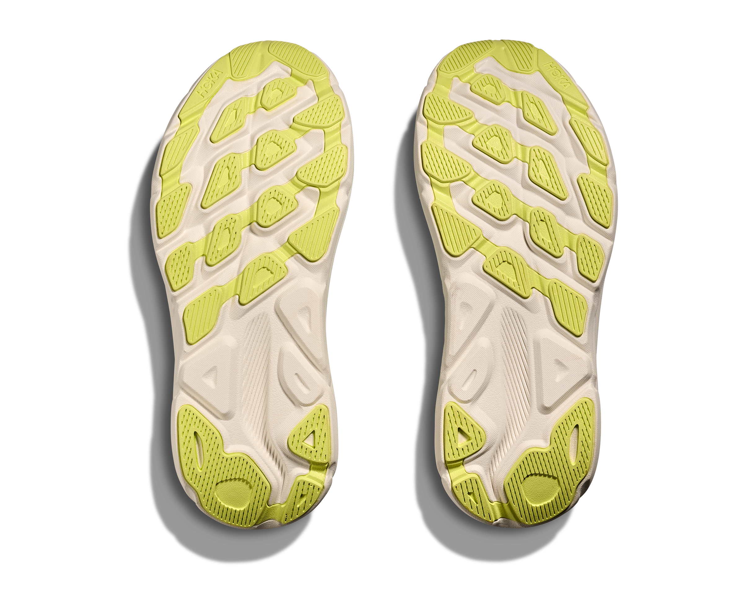 Hoka Clifton 9 "Mint Fluorite/Snow Melt" Women's Running Shoe - WHITE/MINT Thumbnail View 3