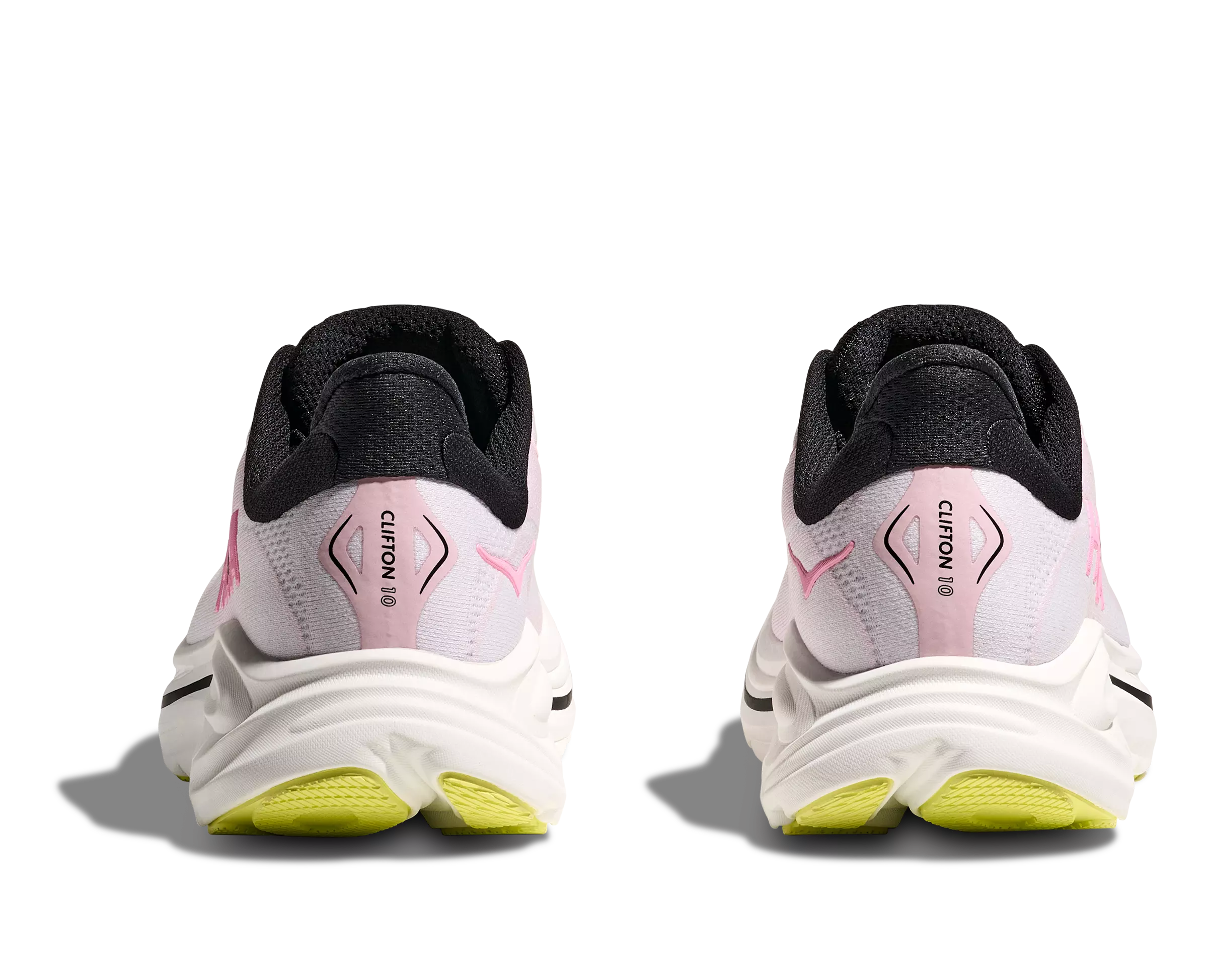 Hoka Clifton 10 "Carnation/Starlight Glow" Women's Running Shoe - WHITE/PINK/BLACK