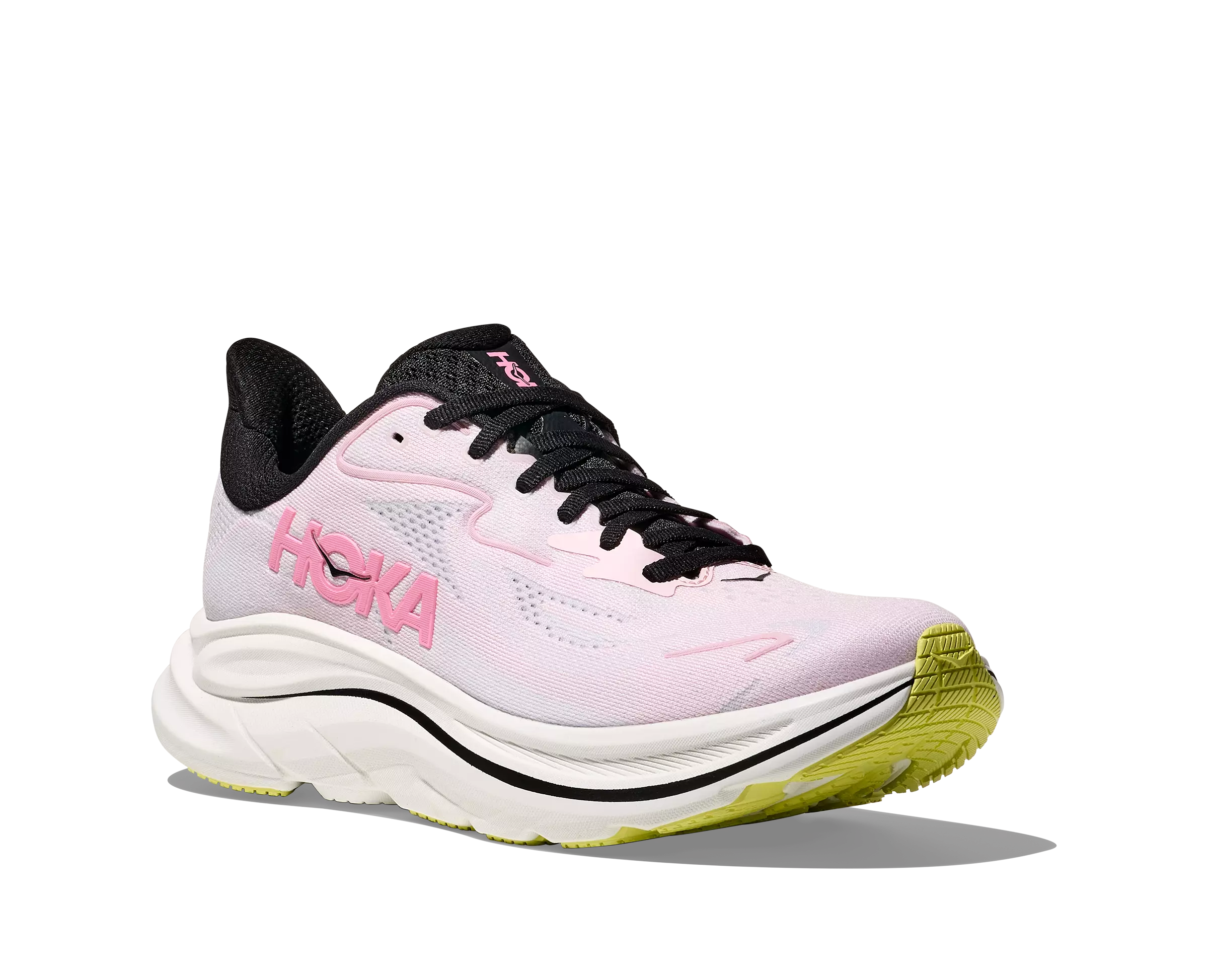 Hoka Clifton 10 "Carnation/Starlight Glow" Women's Running Shoe - WHITE/PINK/BLACK