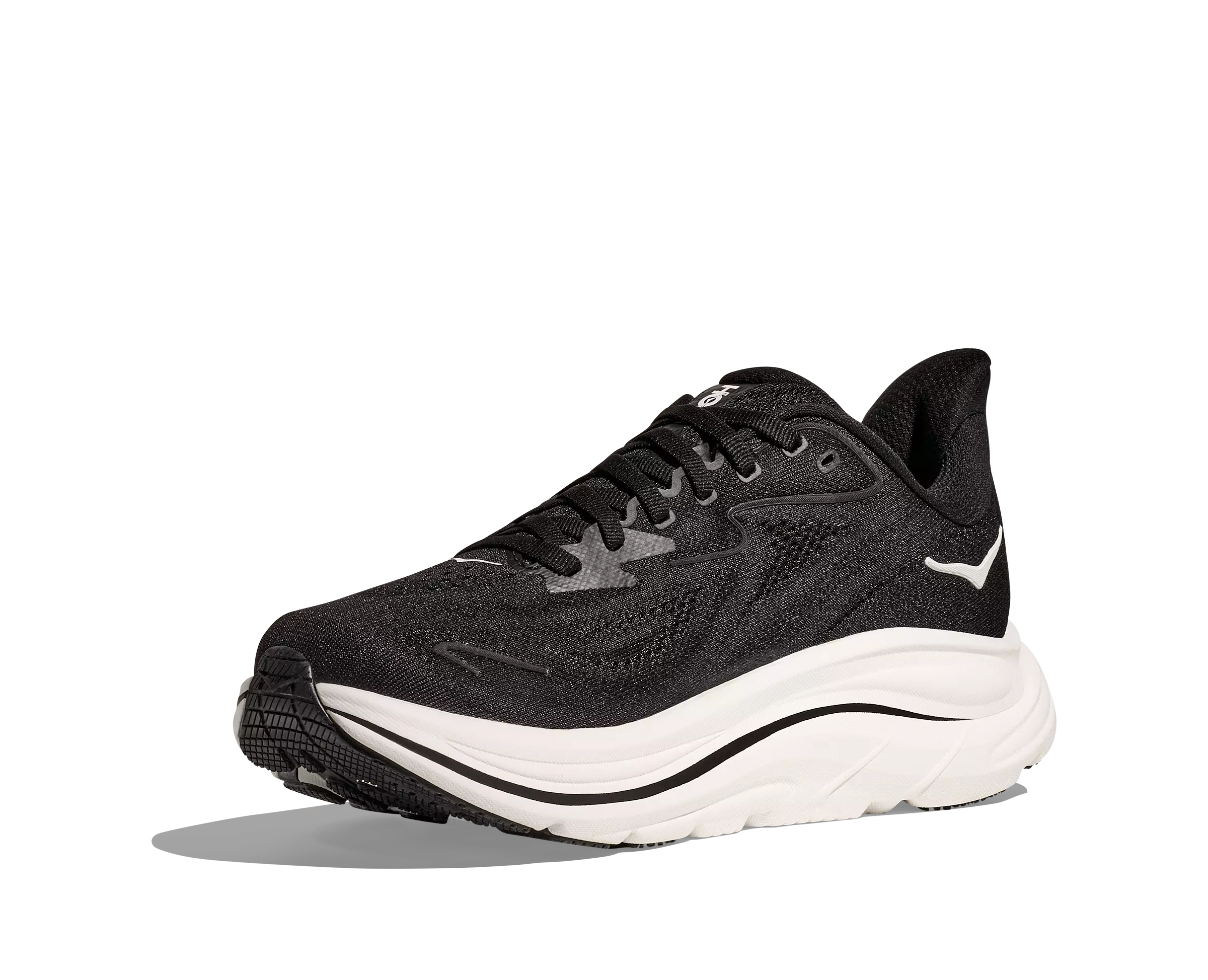 Hoka Clifton 10 "Black/White" Women's Running Shoe - BLACK/WHITE