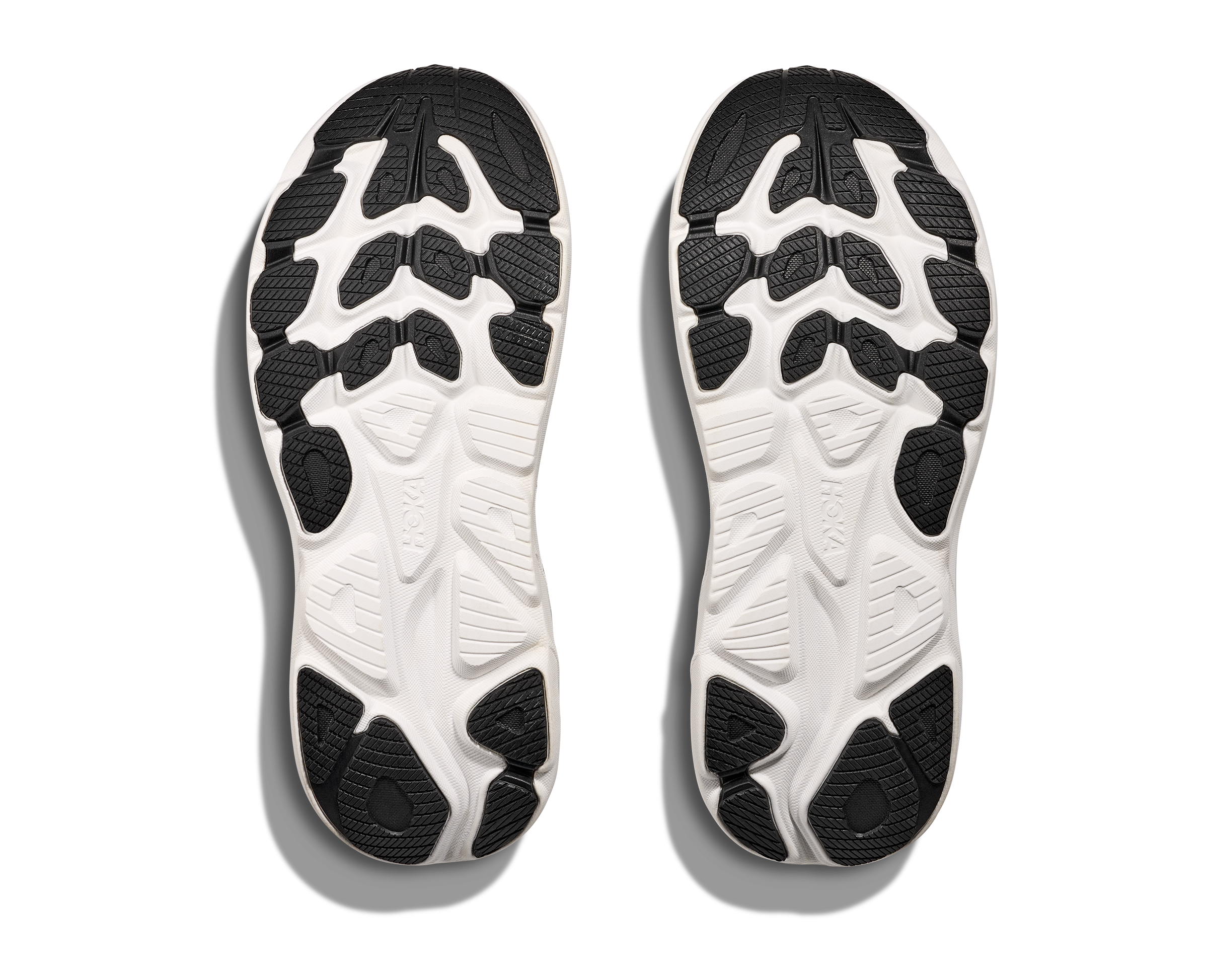 Hoka Clifton 10 "Black/White" Women's Running Shoe - BLACK/WHITE Thumbnail View 5