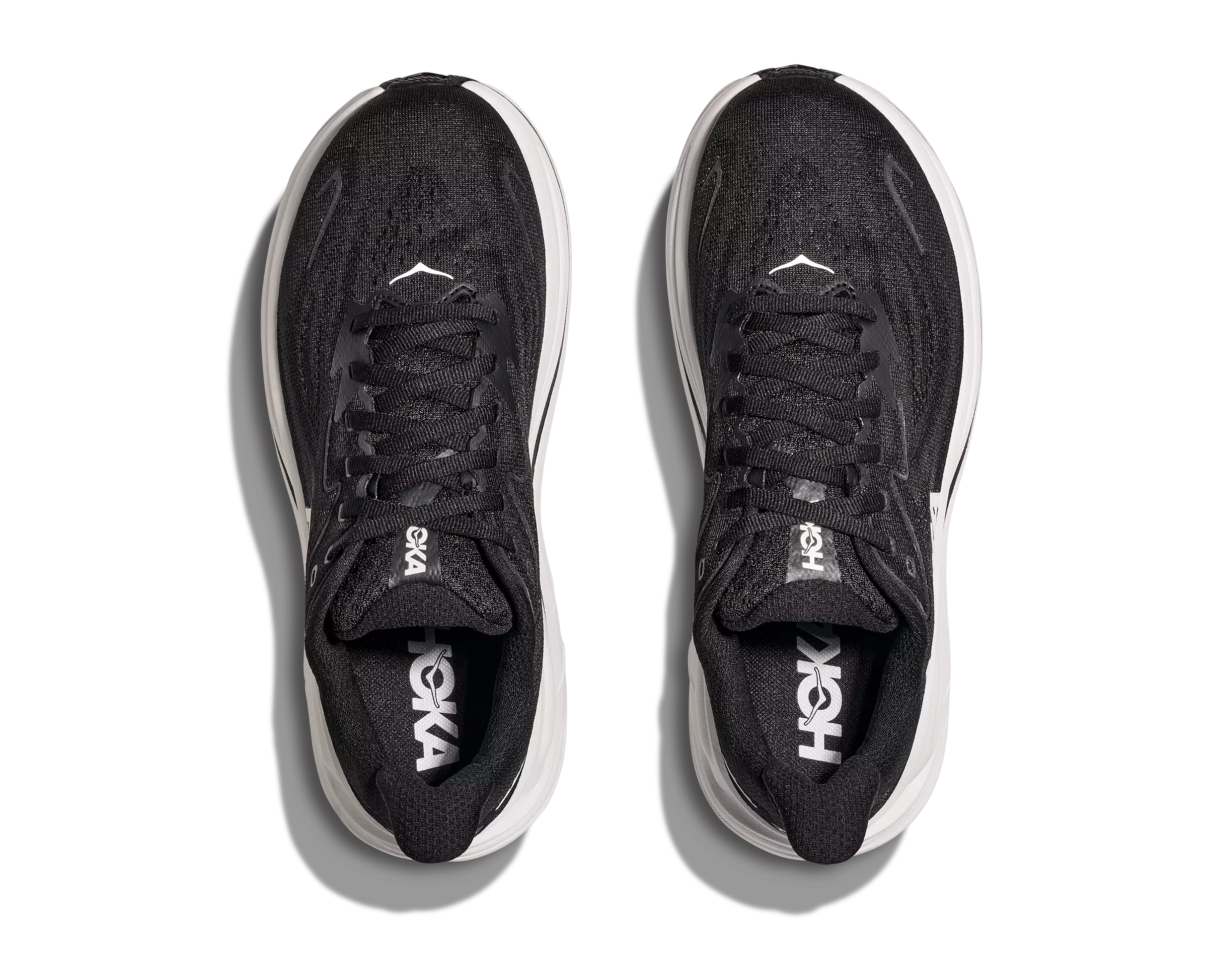 Hoka Clifton 10 "Black/White" Women's Running Shoe - BLACK/WHITE