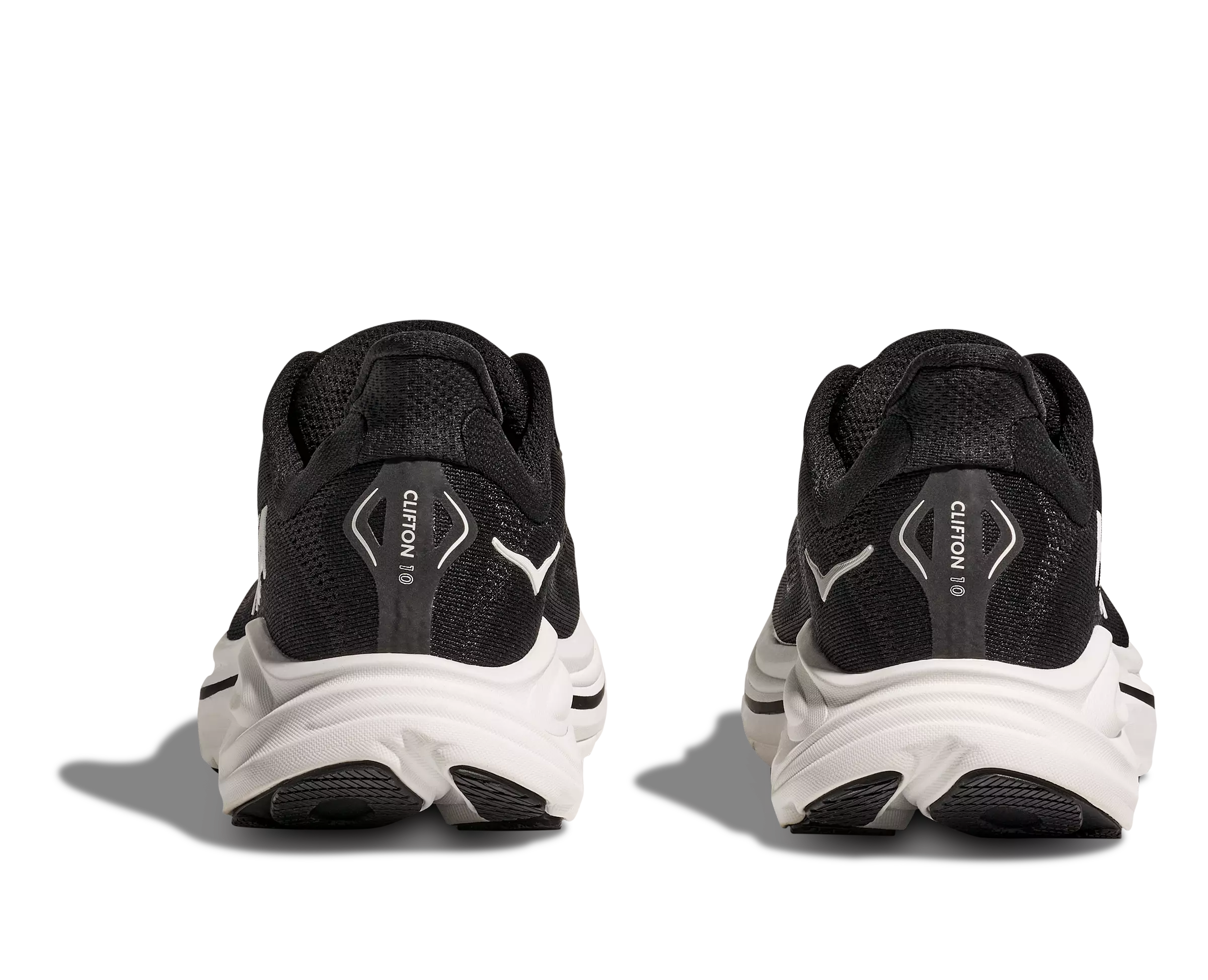 Hoka Clifton 10 "Black/White" Women's Running Shoe - BLACK/WHITE