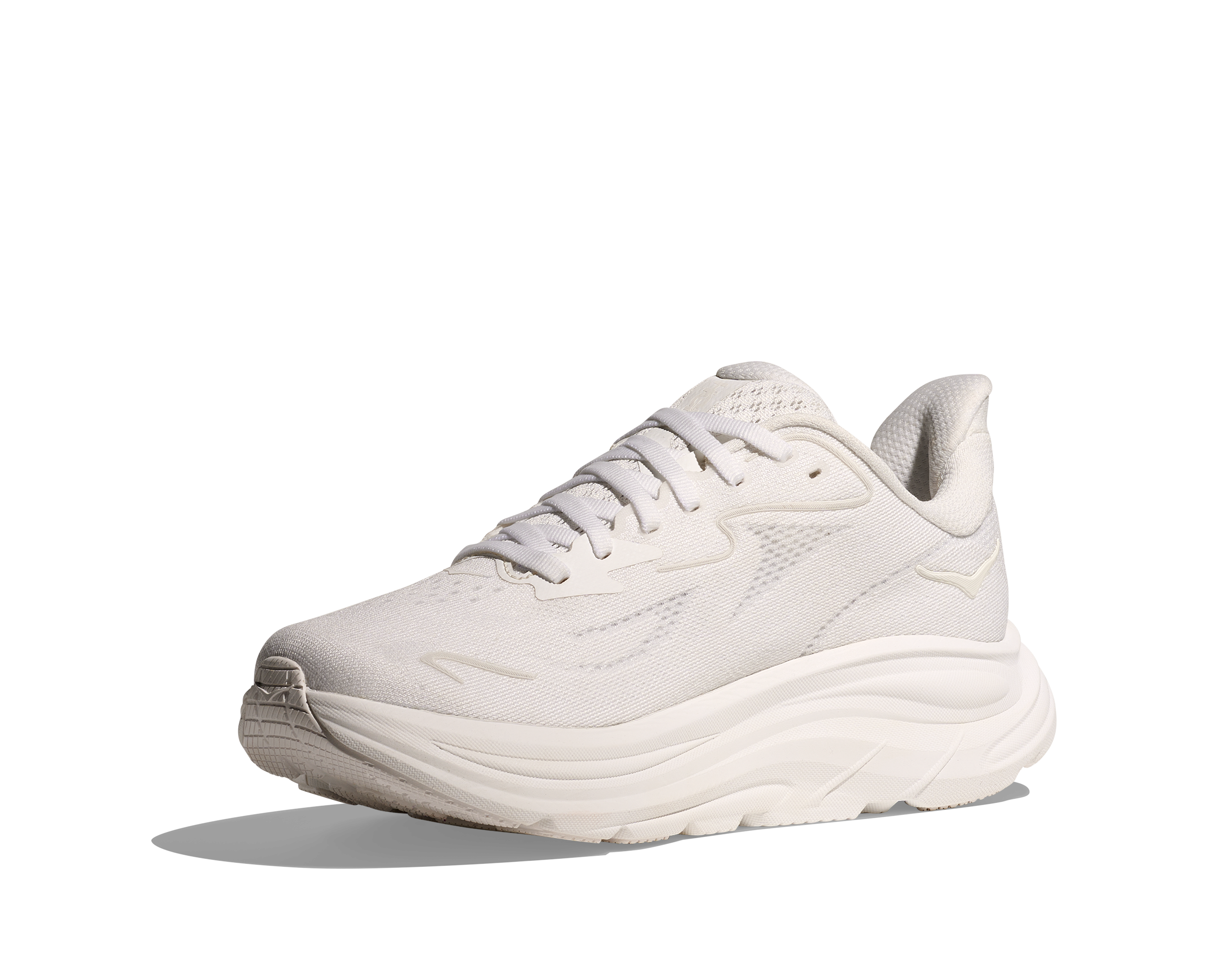 Hoka Clifton 10 "White" Women's Running Shoe - WHITE Thumbnail View 3