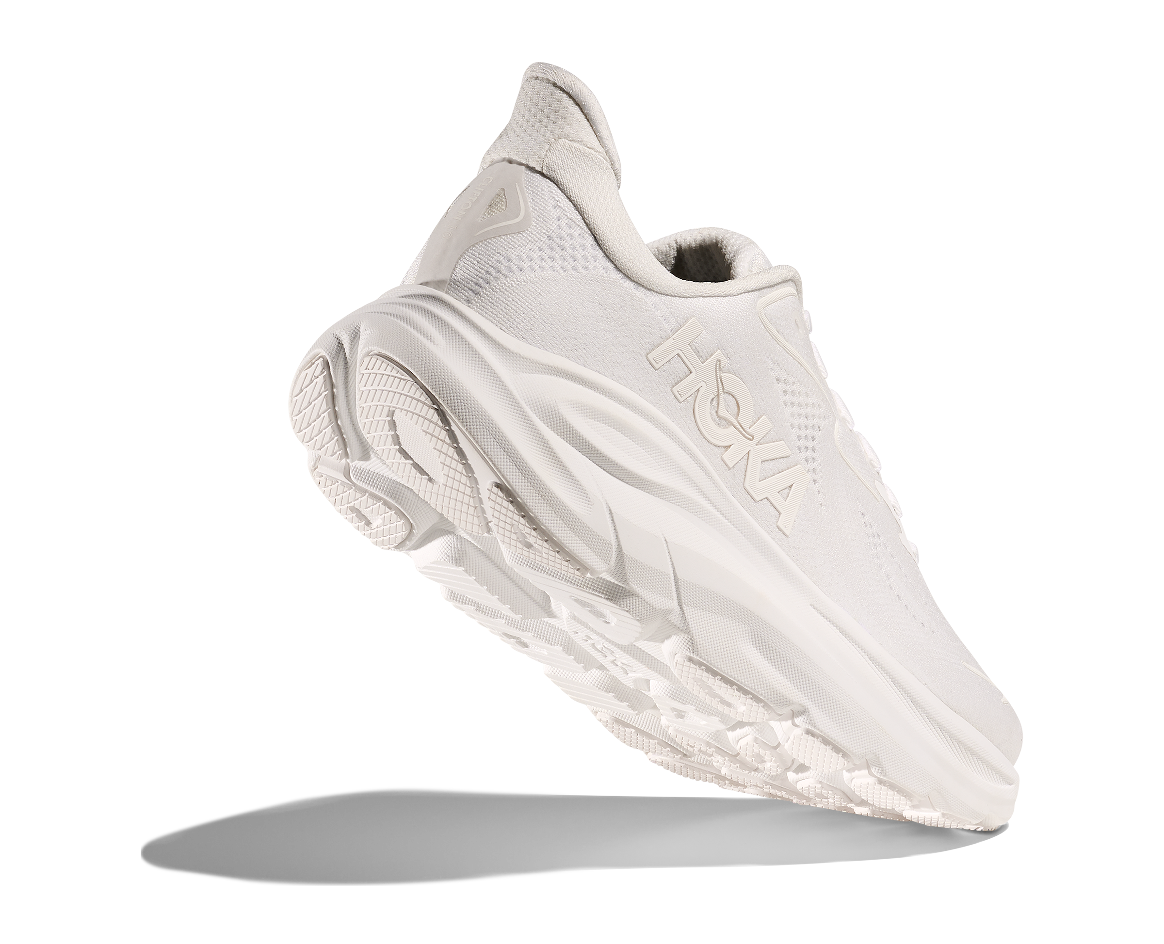 Hoka Clifton 10 "White" Women's Running Shoe - WHITE Thumbnail View 7
