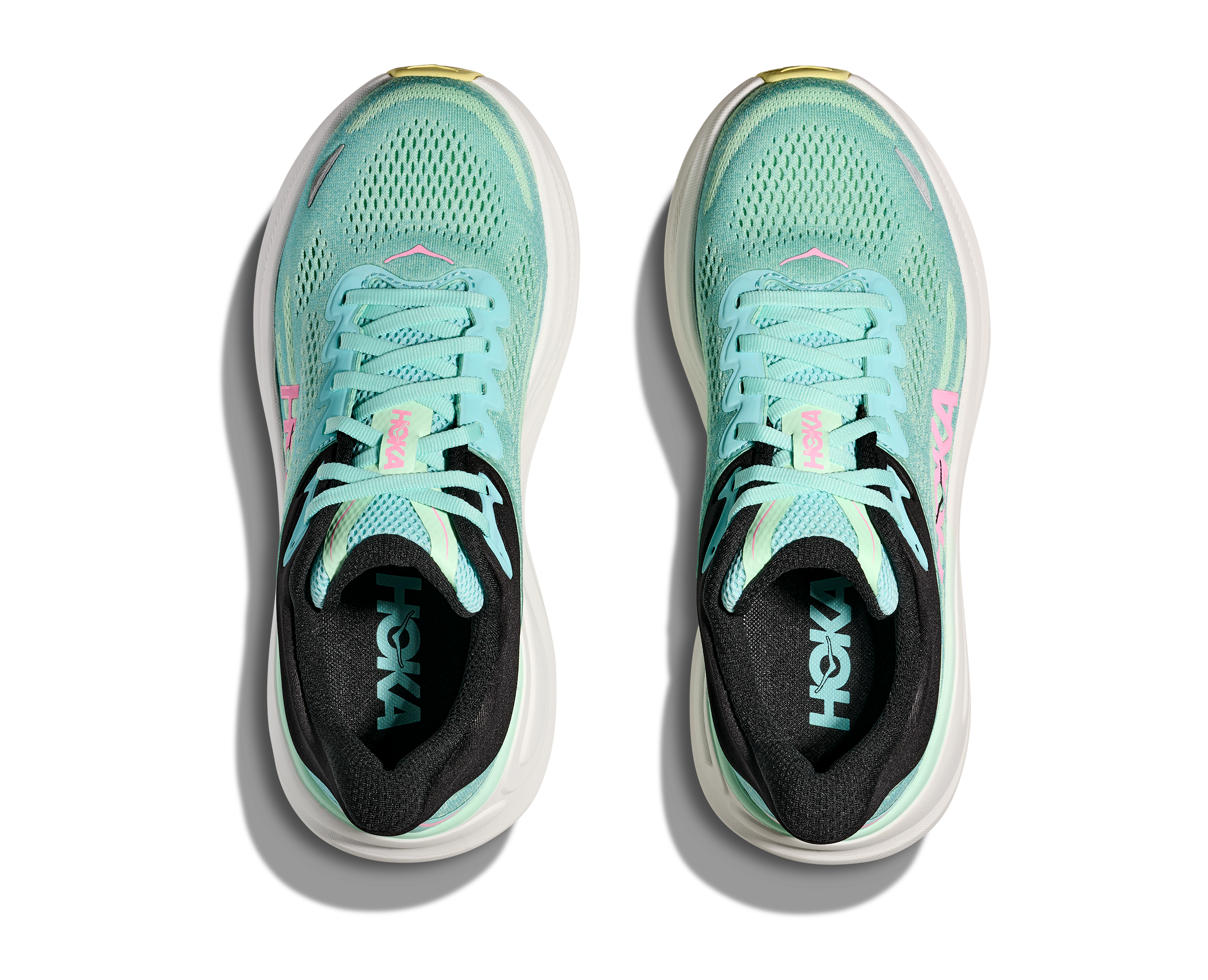 Hoka Bondi 9 "Mint Fluorite" Women's Shoe - MINT FLUORITE/BLUE SPARK Thumbnail View 6