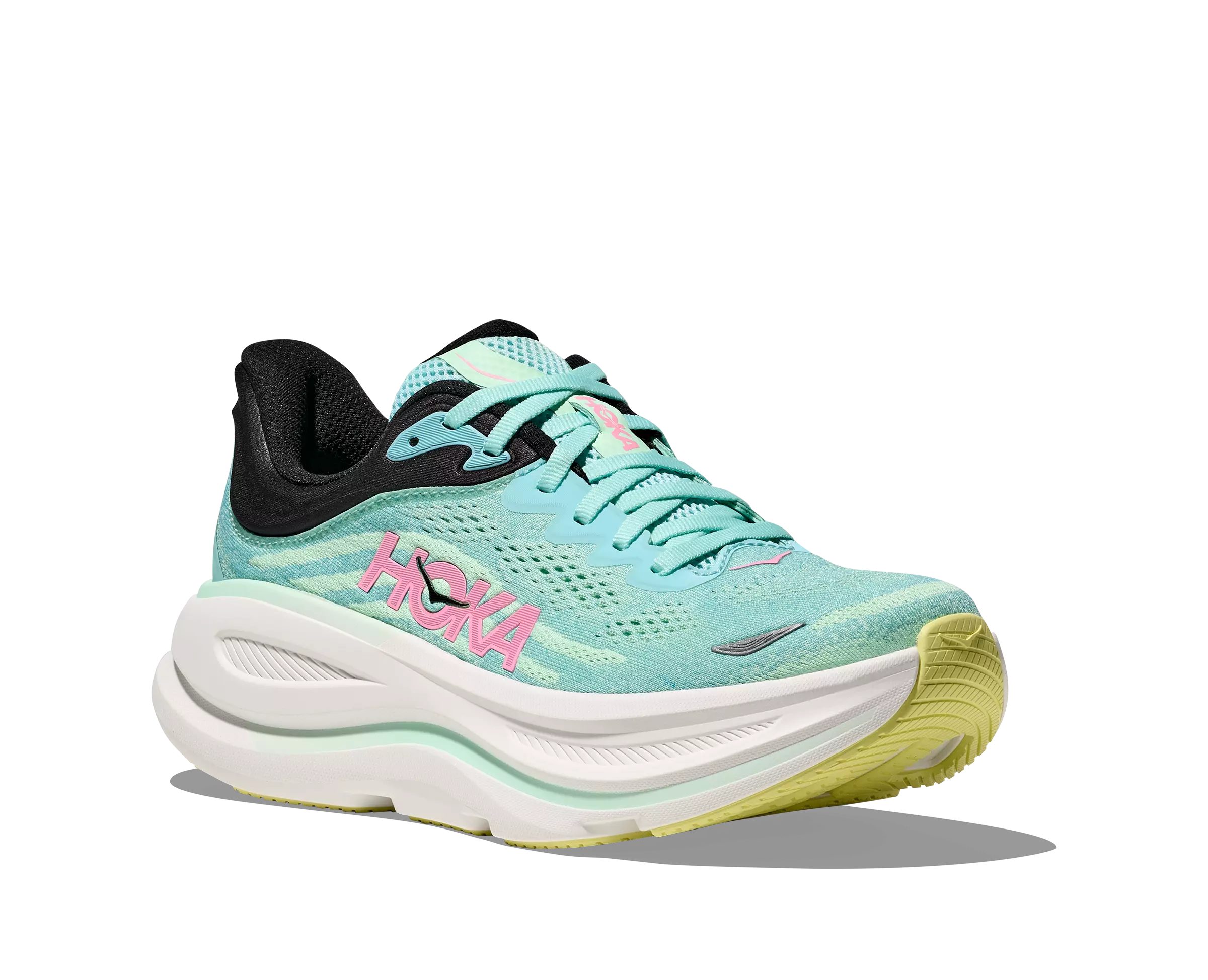 Hoka Bondi 9 "Mint Fluorite" Women's Shoe - MINT FLUORITE/BLUE SPARK