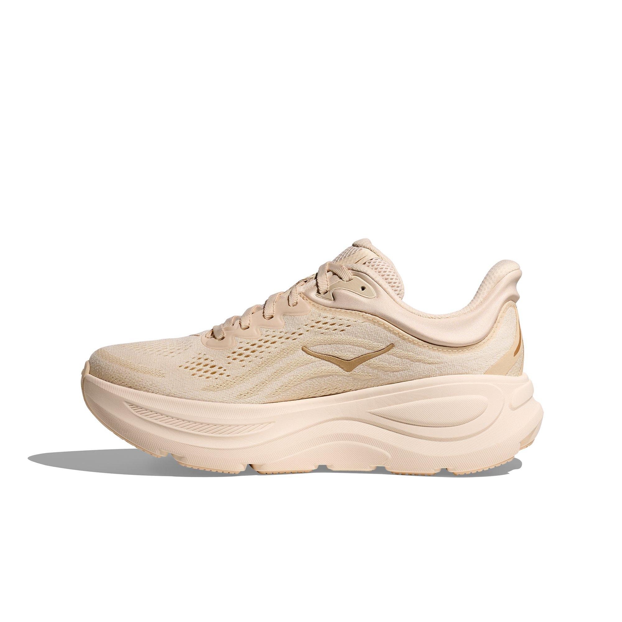 Hoka Bondi 9 "Vanilla/Birch" Women's Running Shoe - CREAM Thumbnail View 2