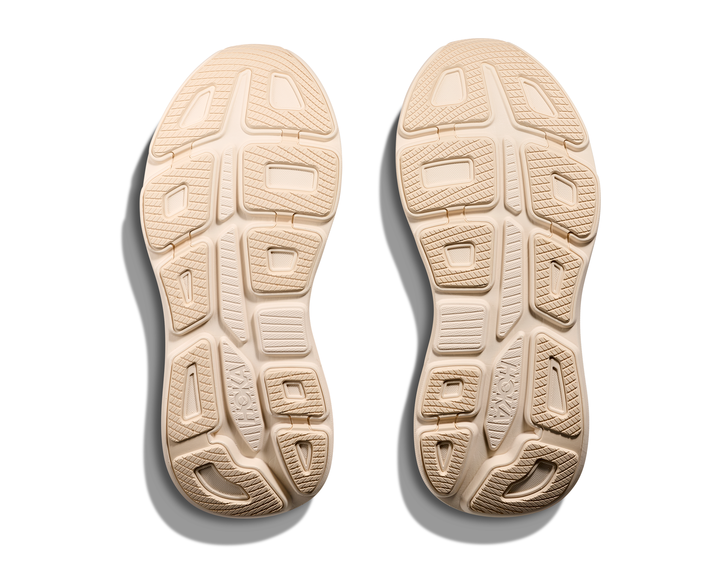 Hoka Bondi 9 "Vanilla/Birch" Women's Running Shoe - CREAM Thumbnail View 6