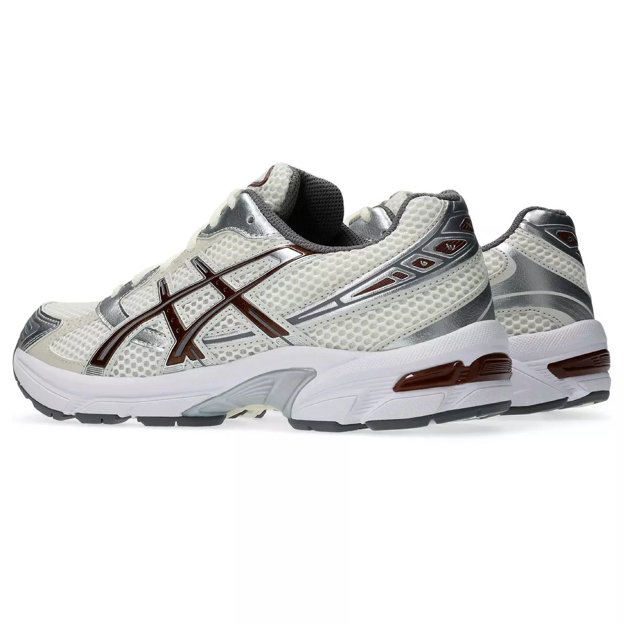 ASICS GEL-1130 "Cream/Reddish Brown" Women's Shoe - CREAM/RED