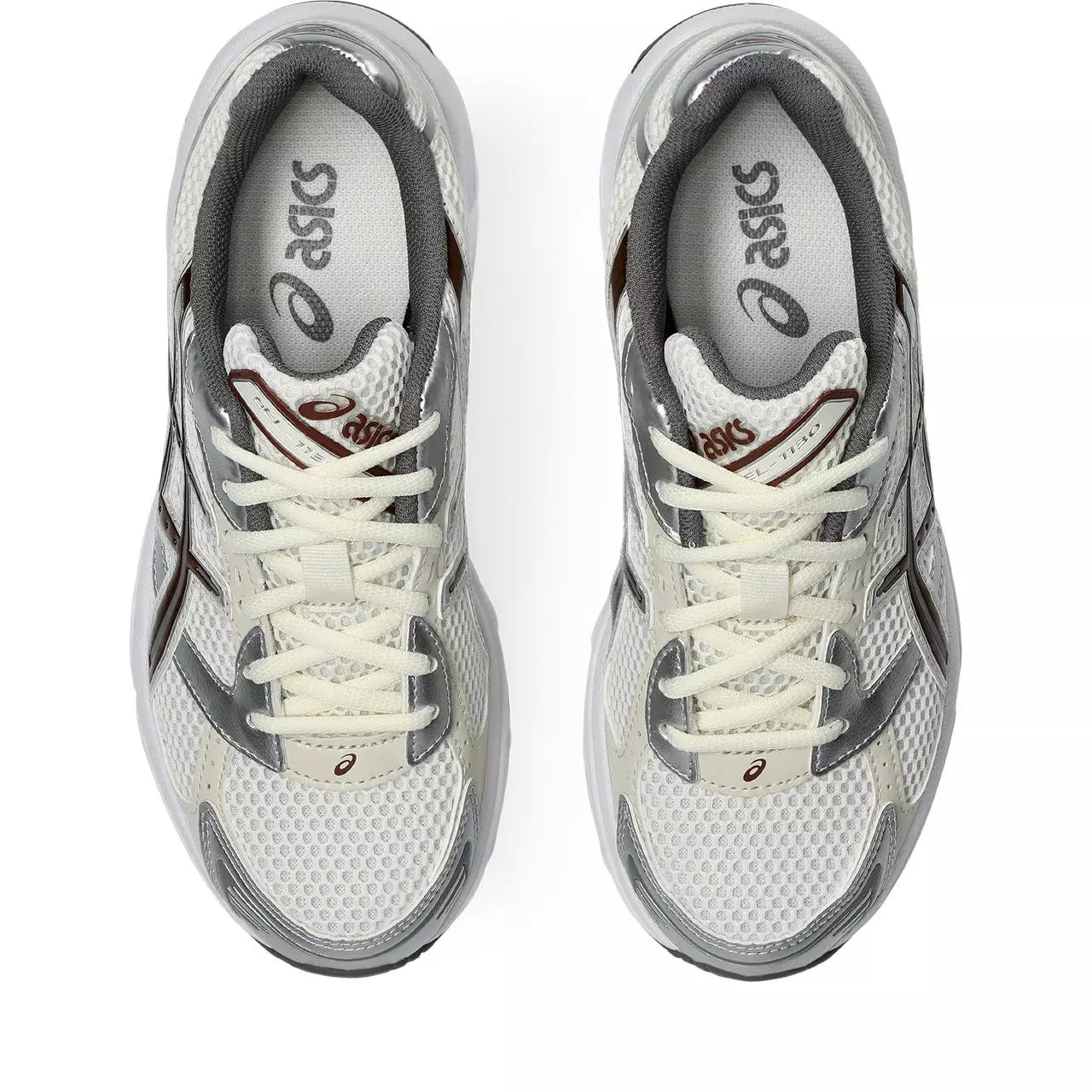 ASICS GEL-1130 "Cream/Reddish Brown" Women's Shoe - CREAM/RED