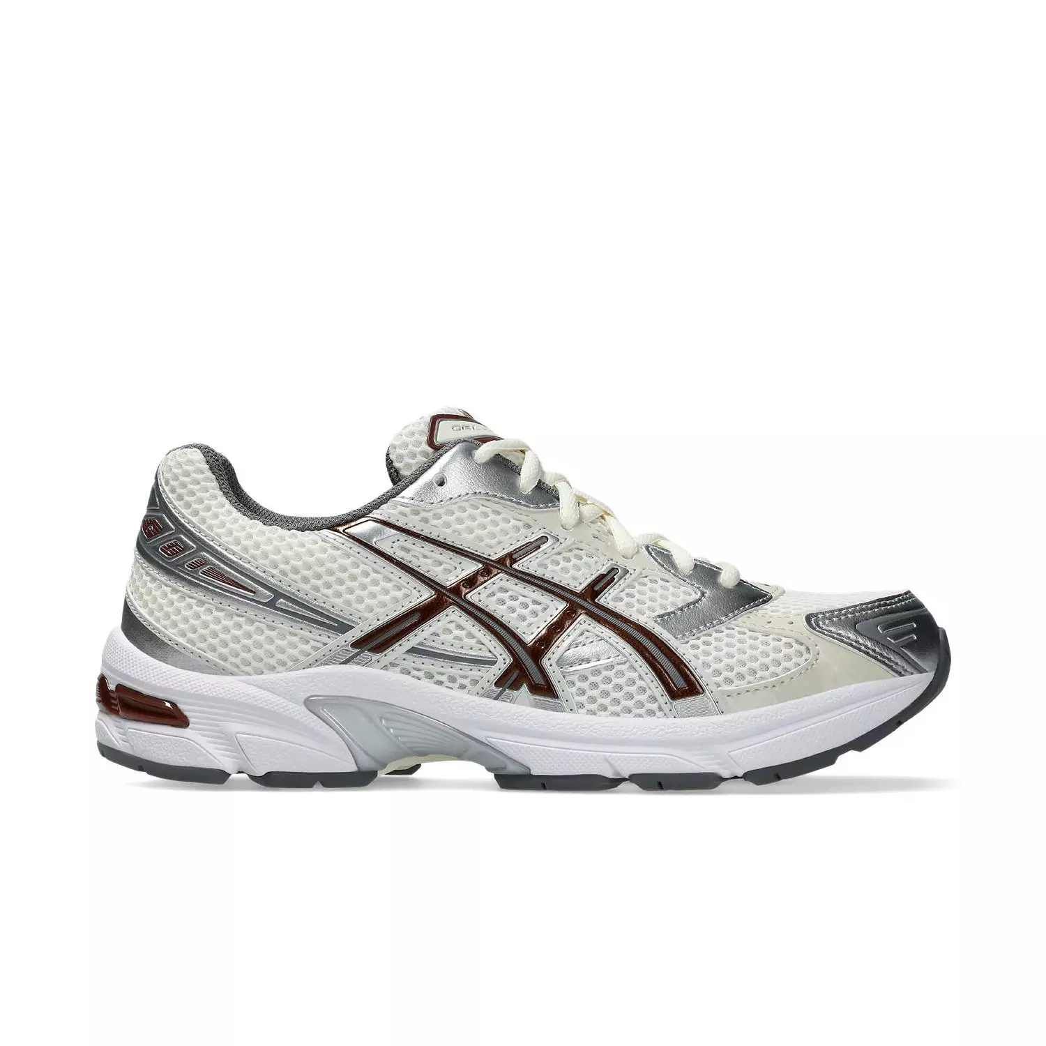 ASICS GEL-1130 "Cream/Reddish Brown" Women's Shoe - CREAM/RED