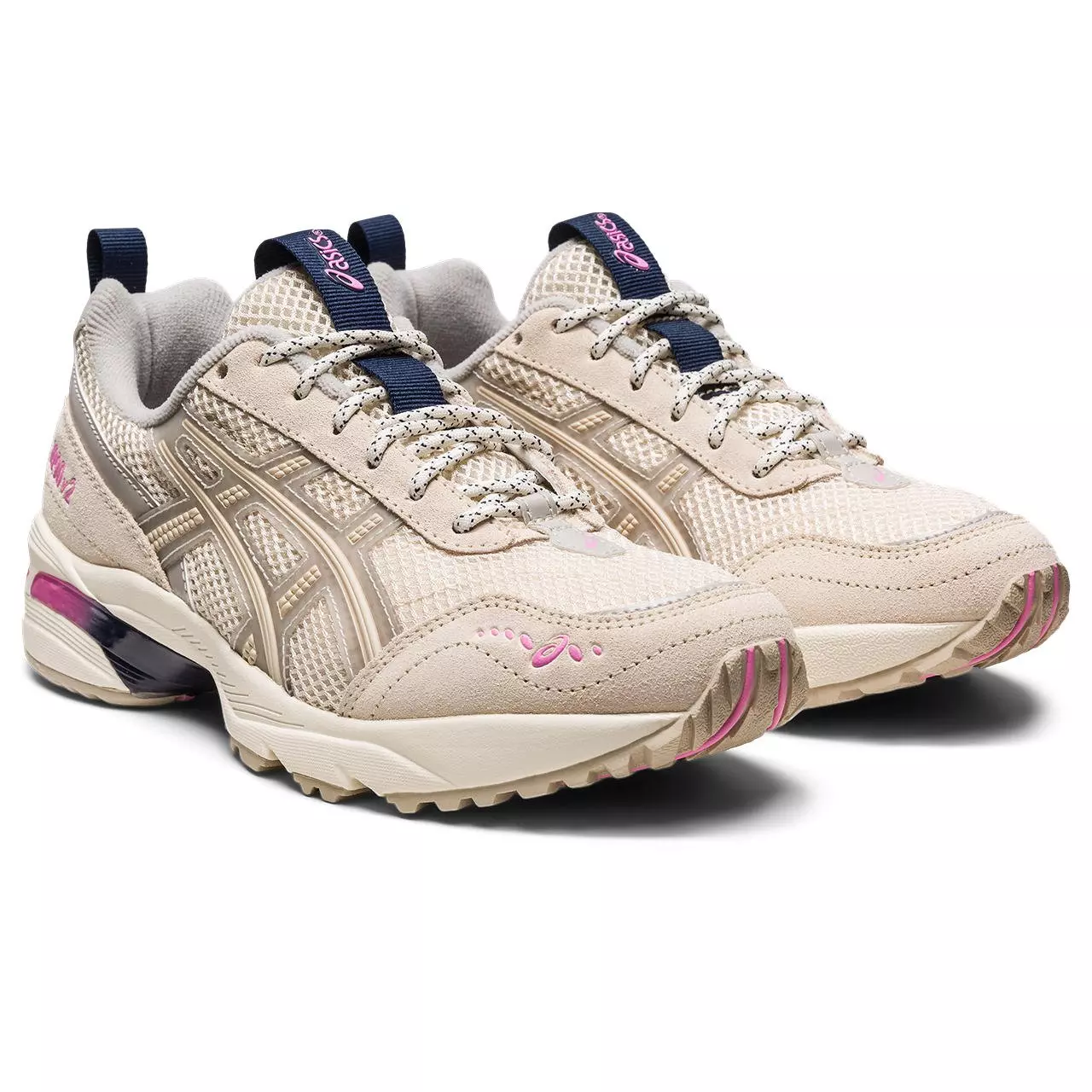 ASICS GEL-1090 V2 "Oatmeal/Pink" Women's Shoe - PINK/GREY