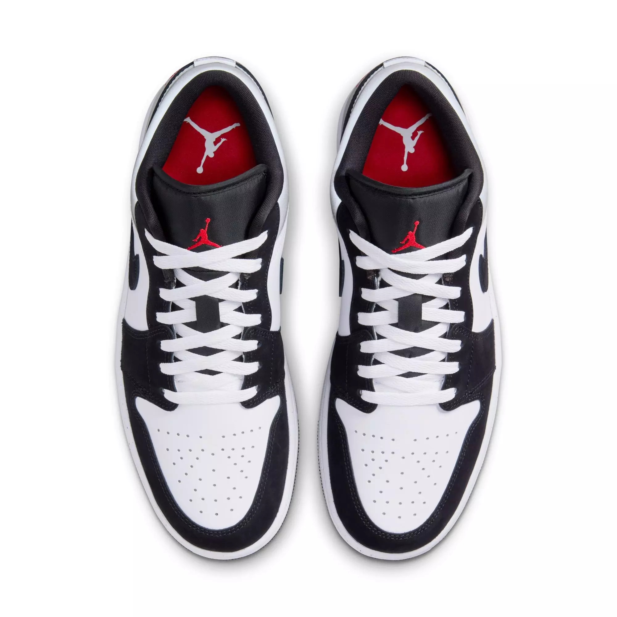 Jordan 1 Low SE "White/Fire Red/Black/Matte Silver" Men's Shoe - WHITE/BLACK/RED