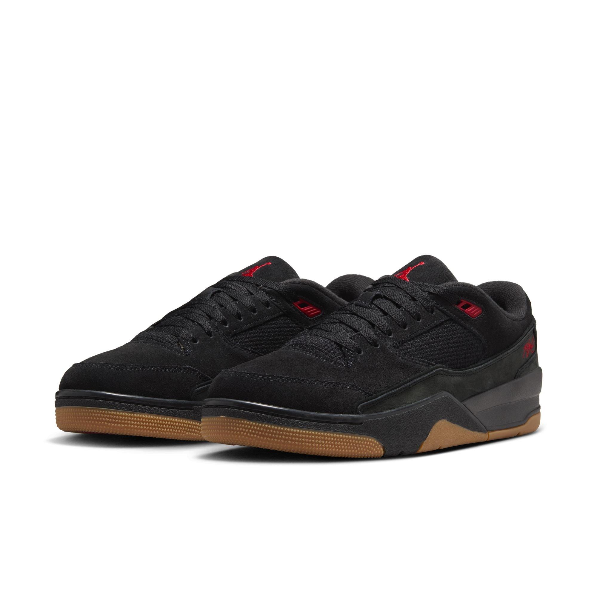 Jordan Flight Court "Black/Varsity Red/Gum Med Brown" Men's Shoe - BLACK/GUM Thumbnail View 5