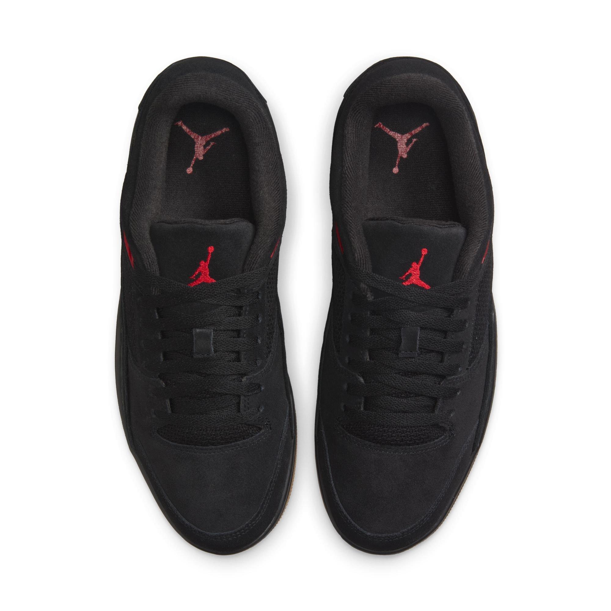 Jordan Flight Court "Black/Varsity Red/Gum Med Brown" Men's Shoe - BLACK/GUM Thumbnail View 6