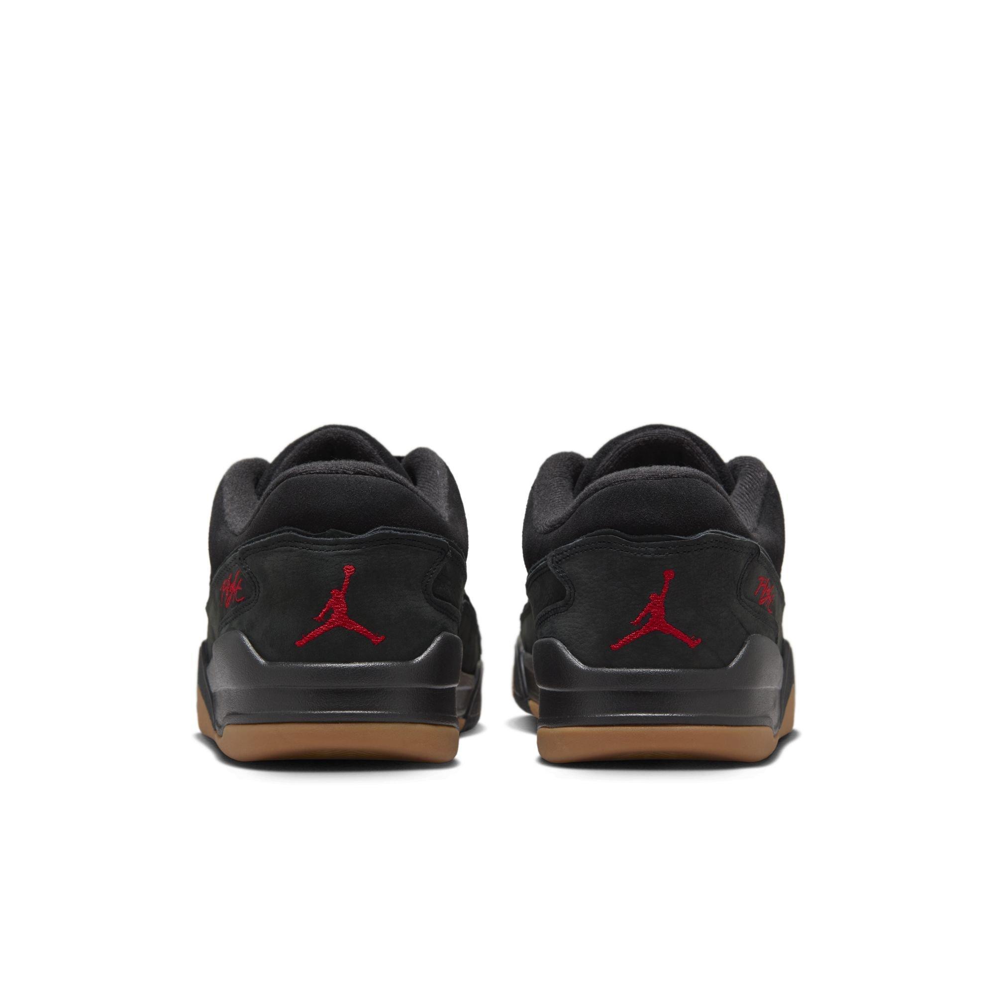 Jordan Flight Court "Black/Varsity Red/Gum Med Brown" Men's Shoe - BLACK/GUM Thumbnail View 7