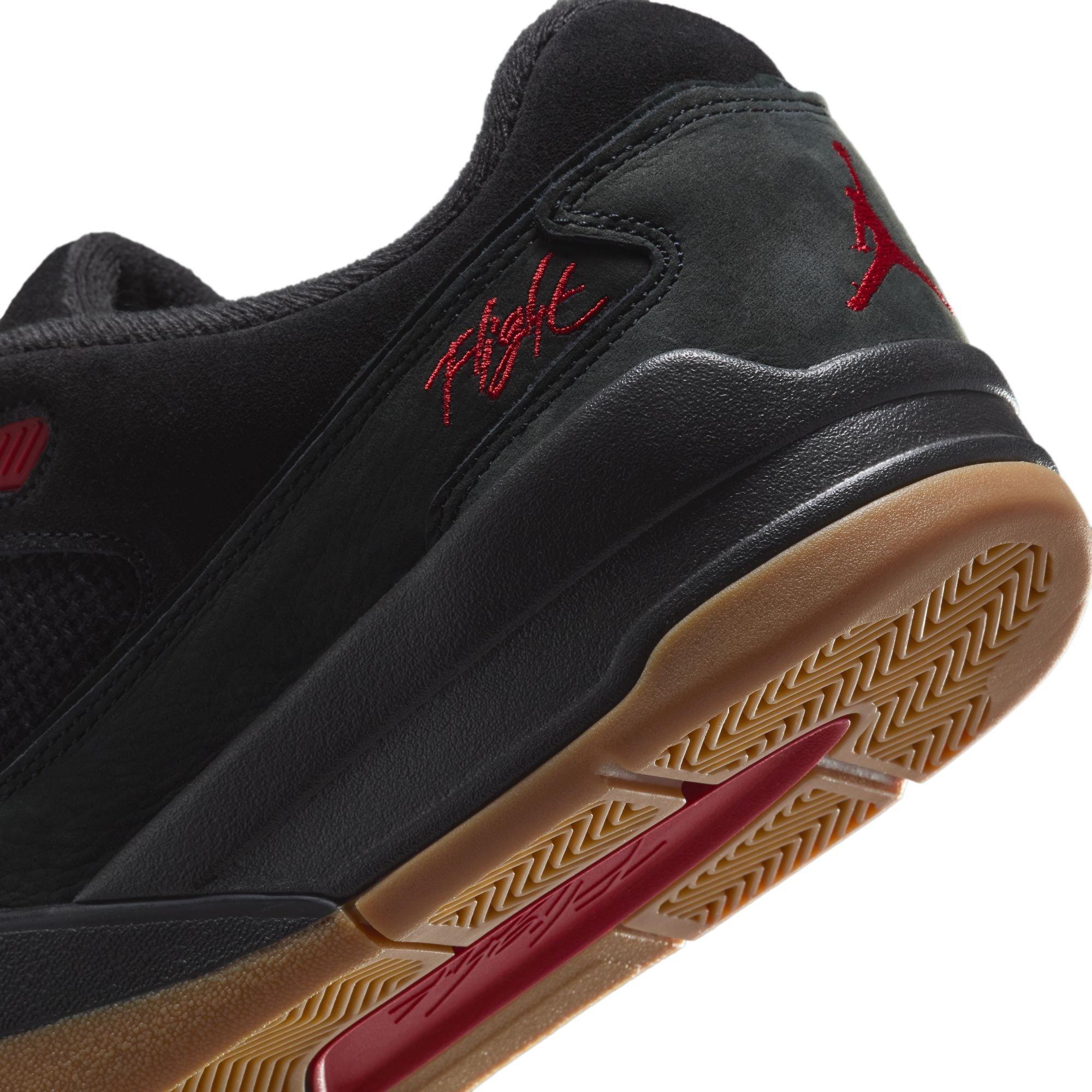 Jordan Flight Court "Black/Varsity Red/Gum Med Brown" Men's Shoe - BLACK/GUM Thumbnail View 10