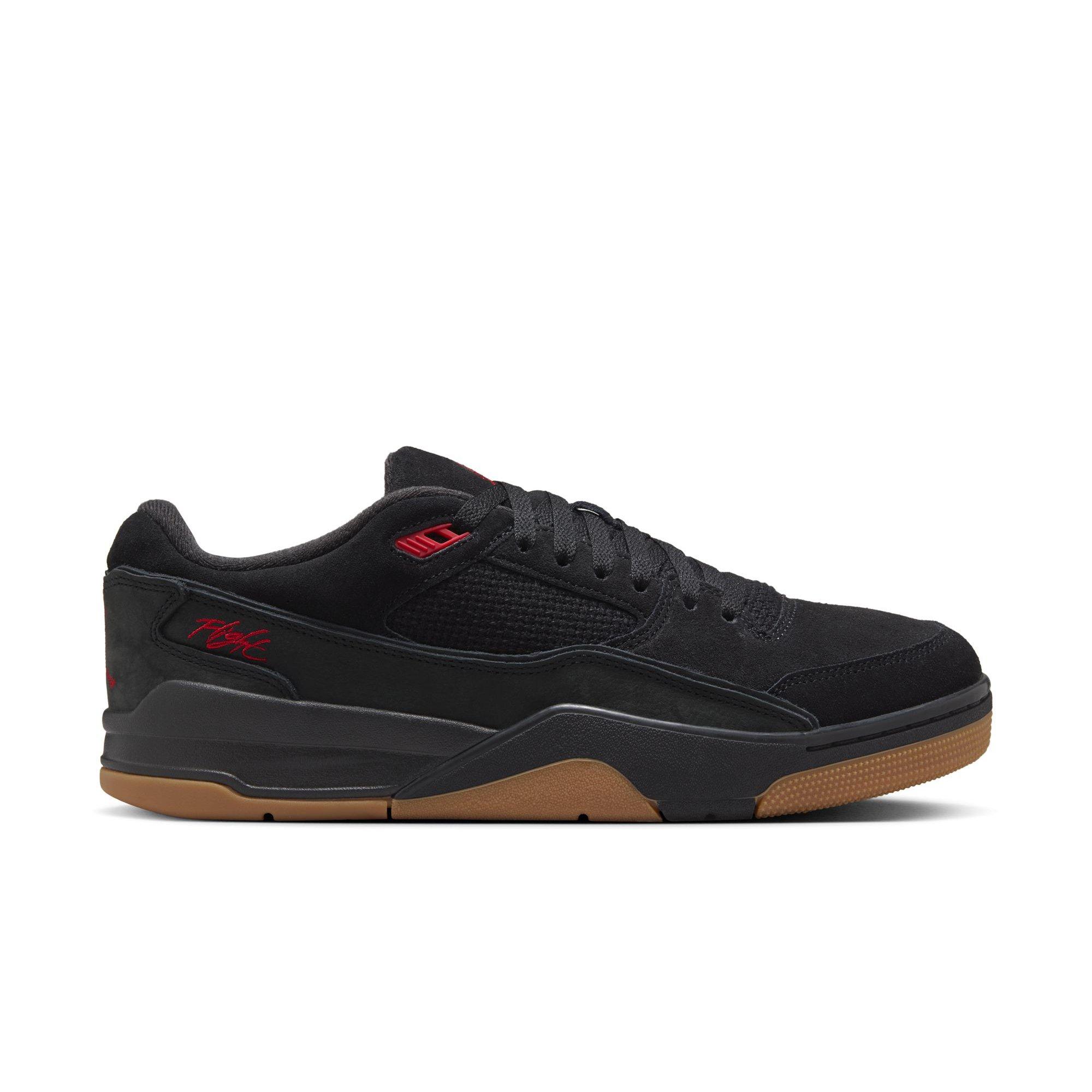Jordan Flight Court "Black/Varsity Red/Gum Med Brown" Men's Shoe - BLACK/GUM Thumbnail View 1