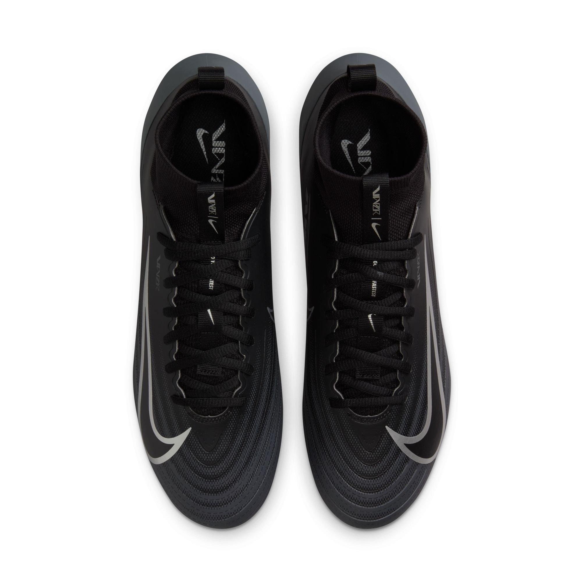 Nike Vapor Pro 1 "Black/Dark Grey/Bright Crimson" Men's Football Cleat - BLACK/GREY Thumbnail View 6